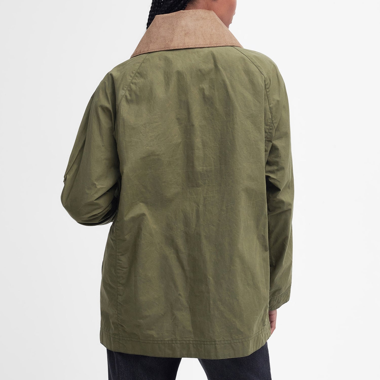 Shop Barbour Hutton Showerproof Brushed Cotton Jacket on
