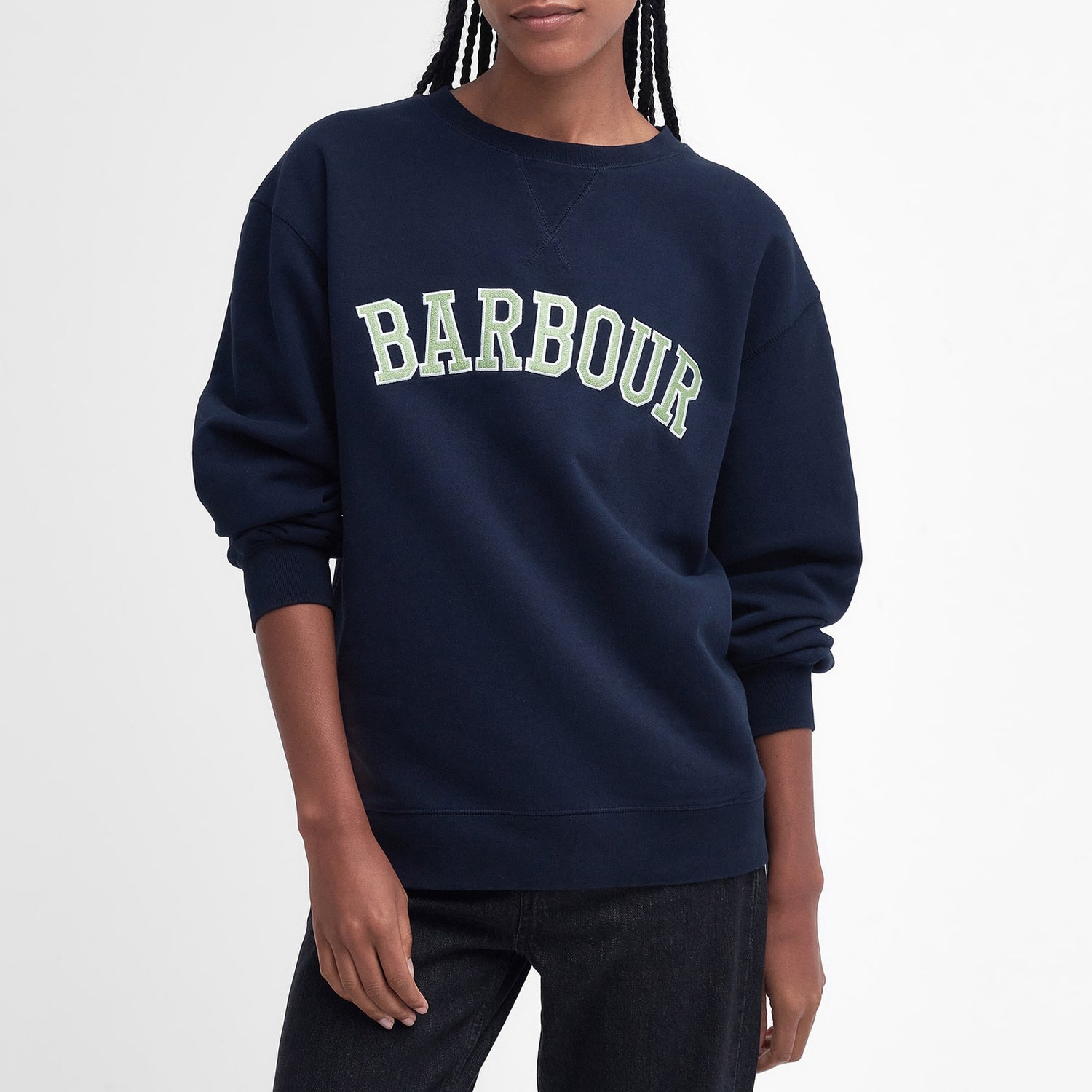 Barbour Northumberland Cotton-Jersey Sweatshirt - UK 12