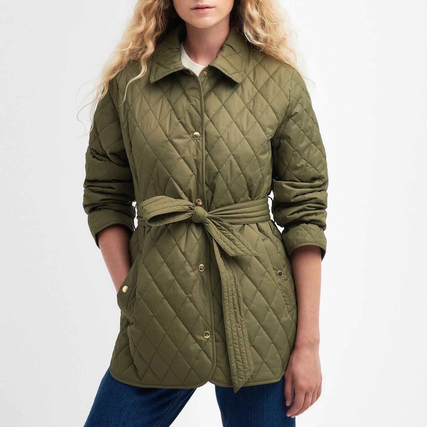 Barbour Reilquilt Quilted Shell Jacket - UK 8