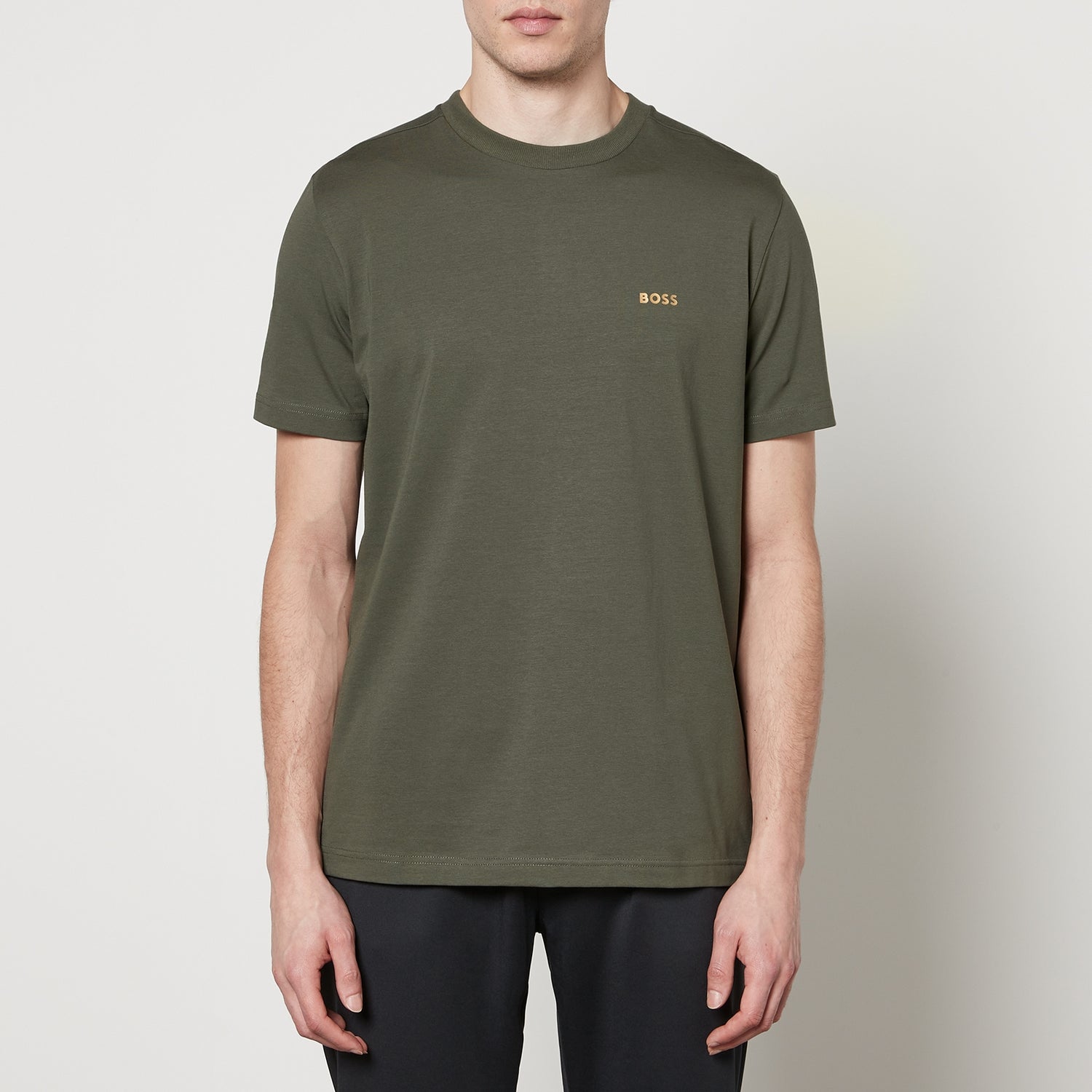 BOSS Green Tee Cotton-Jersey T-Shirt - S