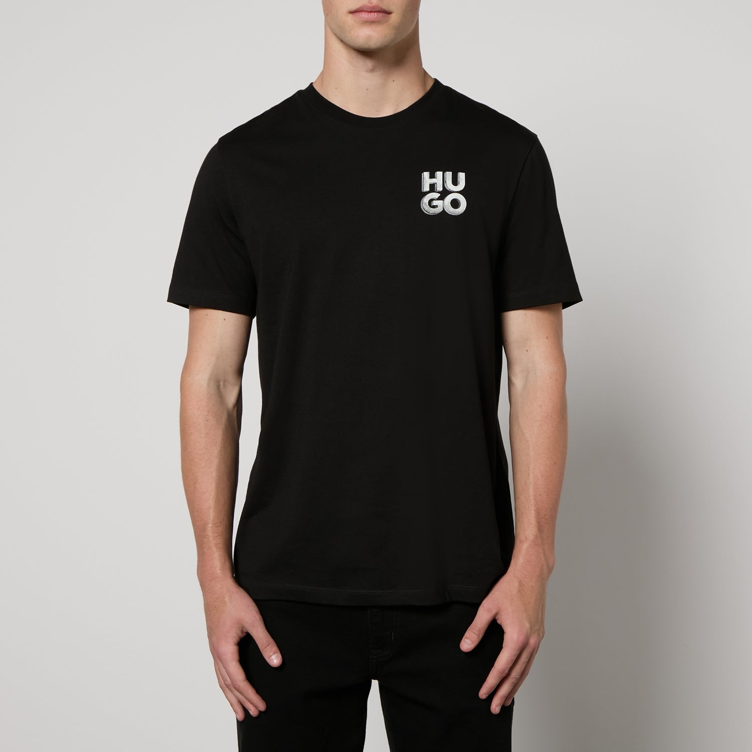 HUGO Detzington241 Logo Cotton T-Shirt - S