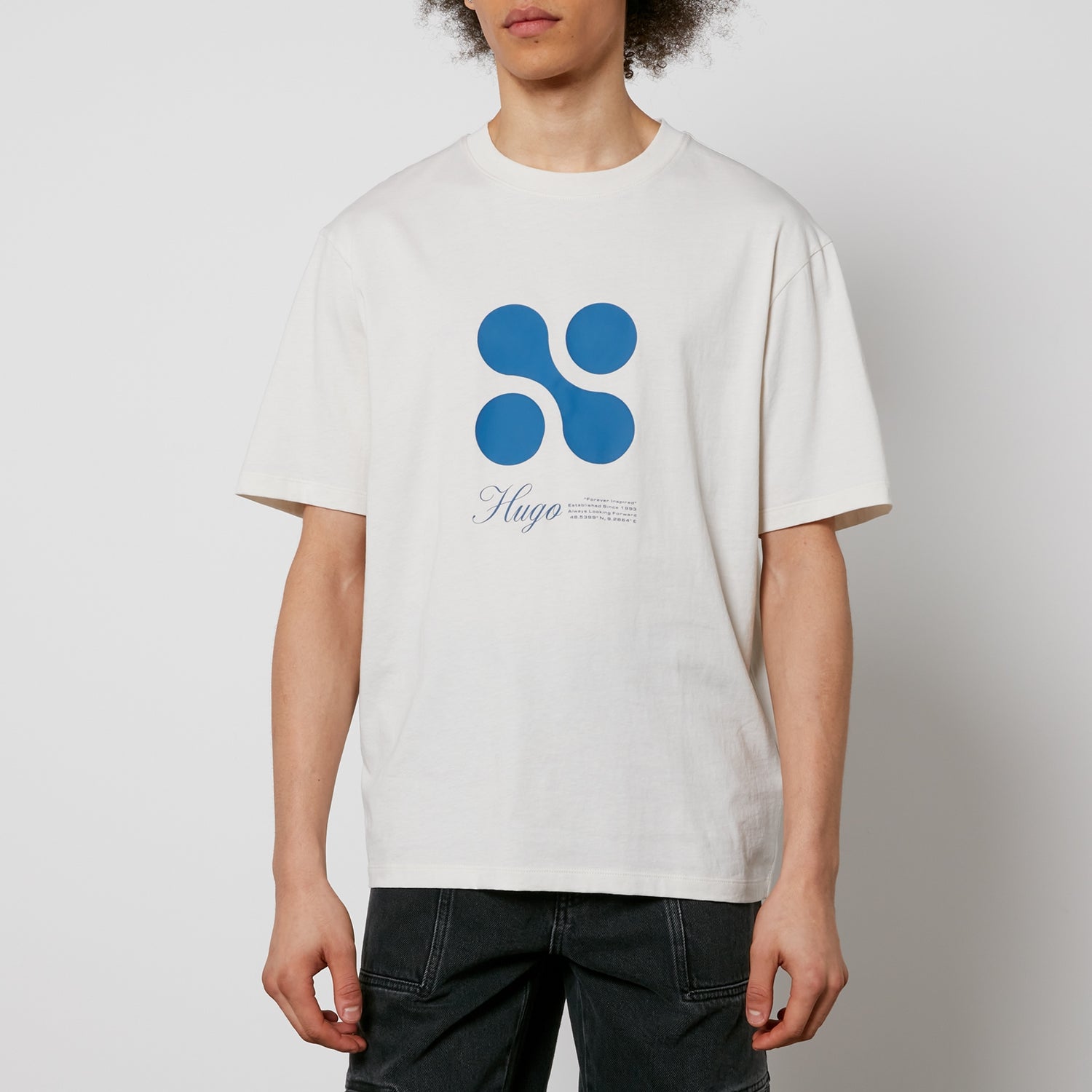 HUGO Dooling Cotton-Jersey T-Shirt - S