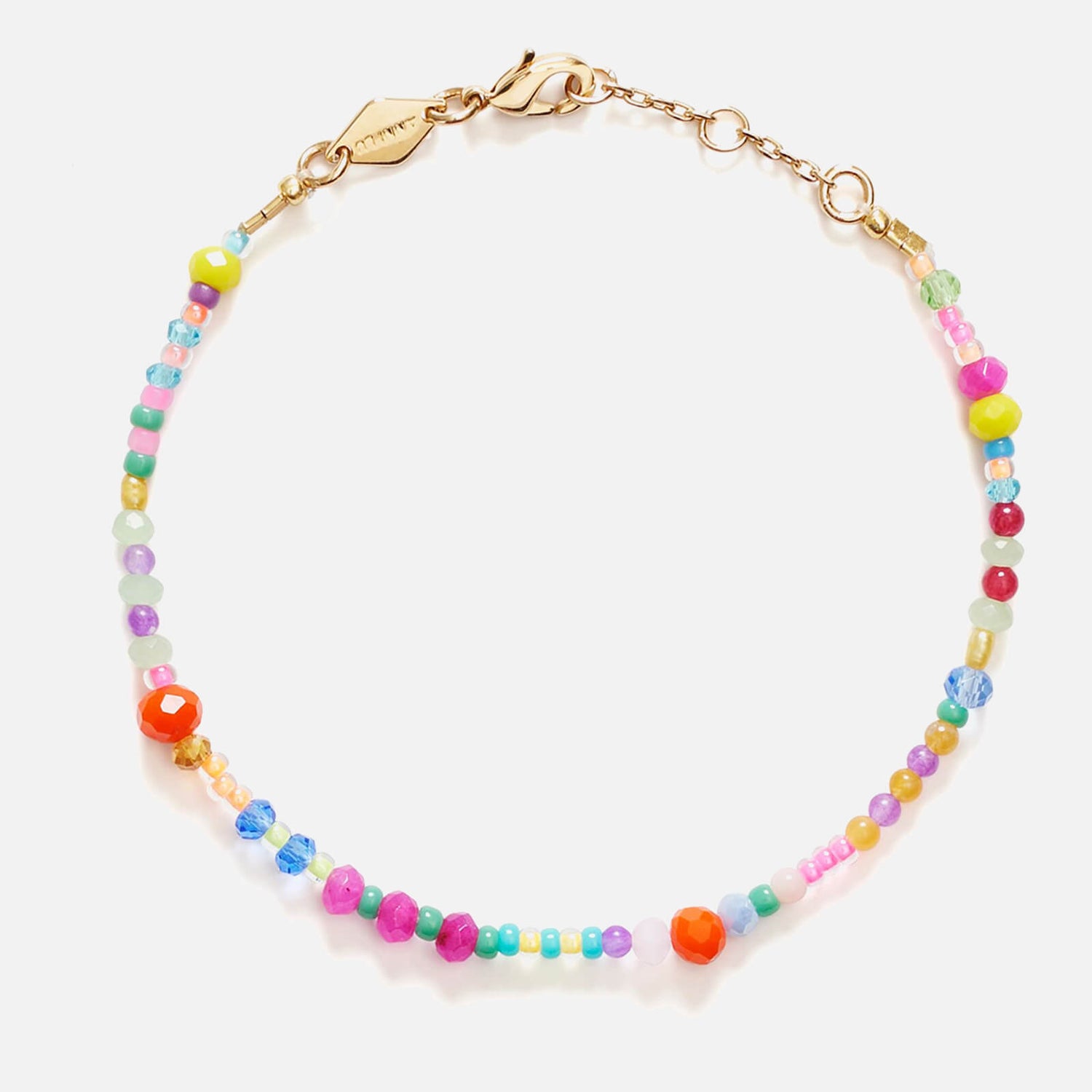 Anni Lu Breezy Beats 18-Karat Gold-Plated Multistone Bracelet