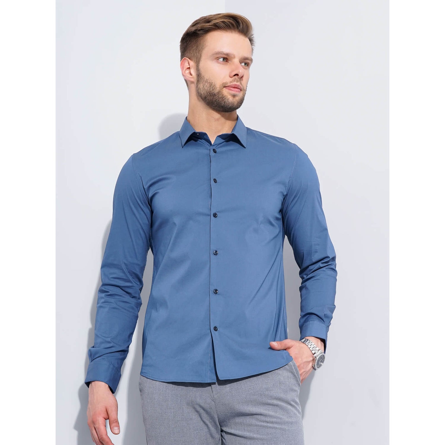 Formal blue store