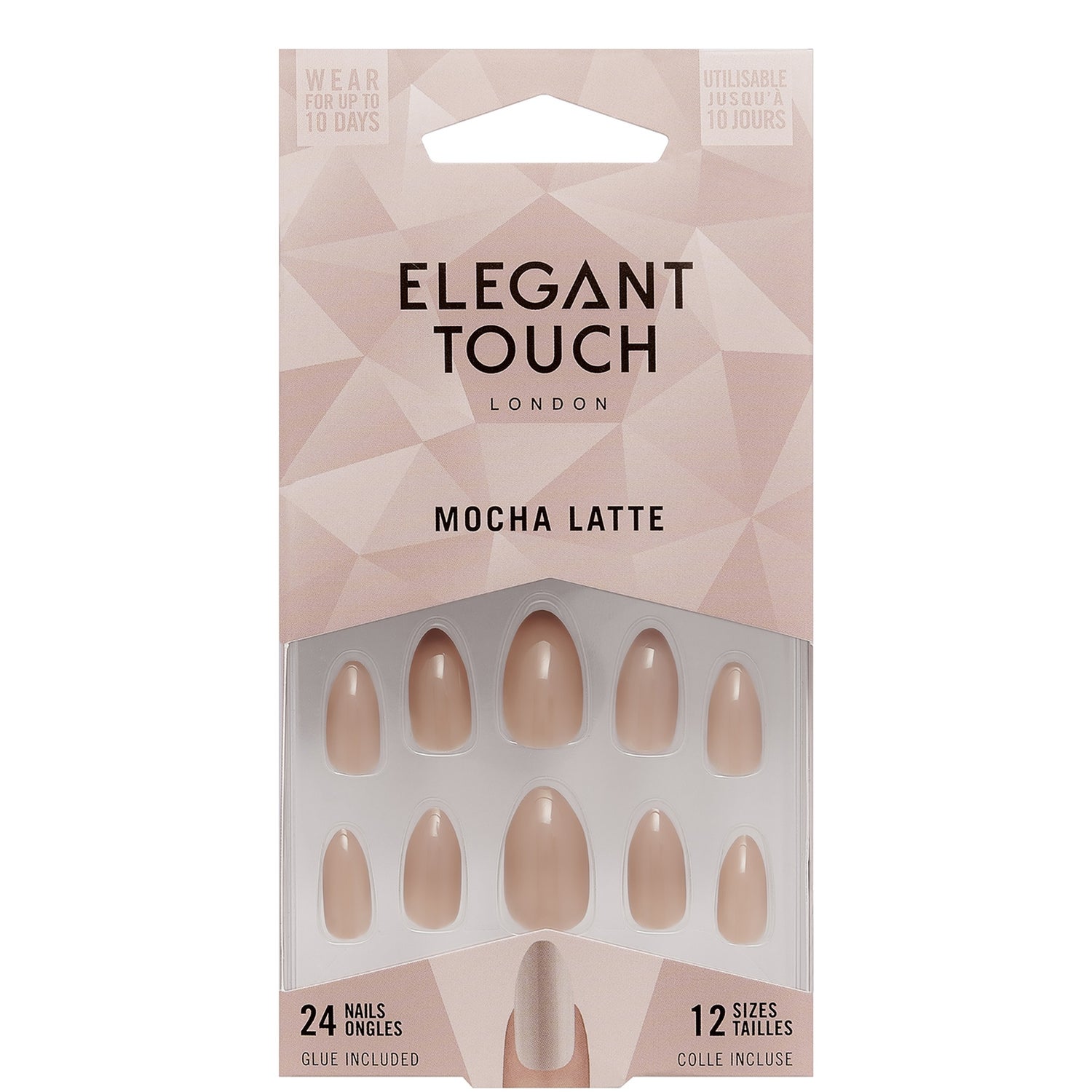 Elegant Touch False Nails - Mocha Latte