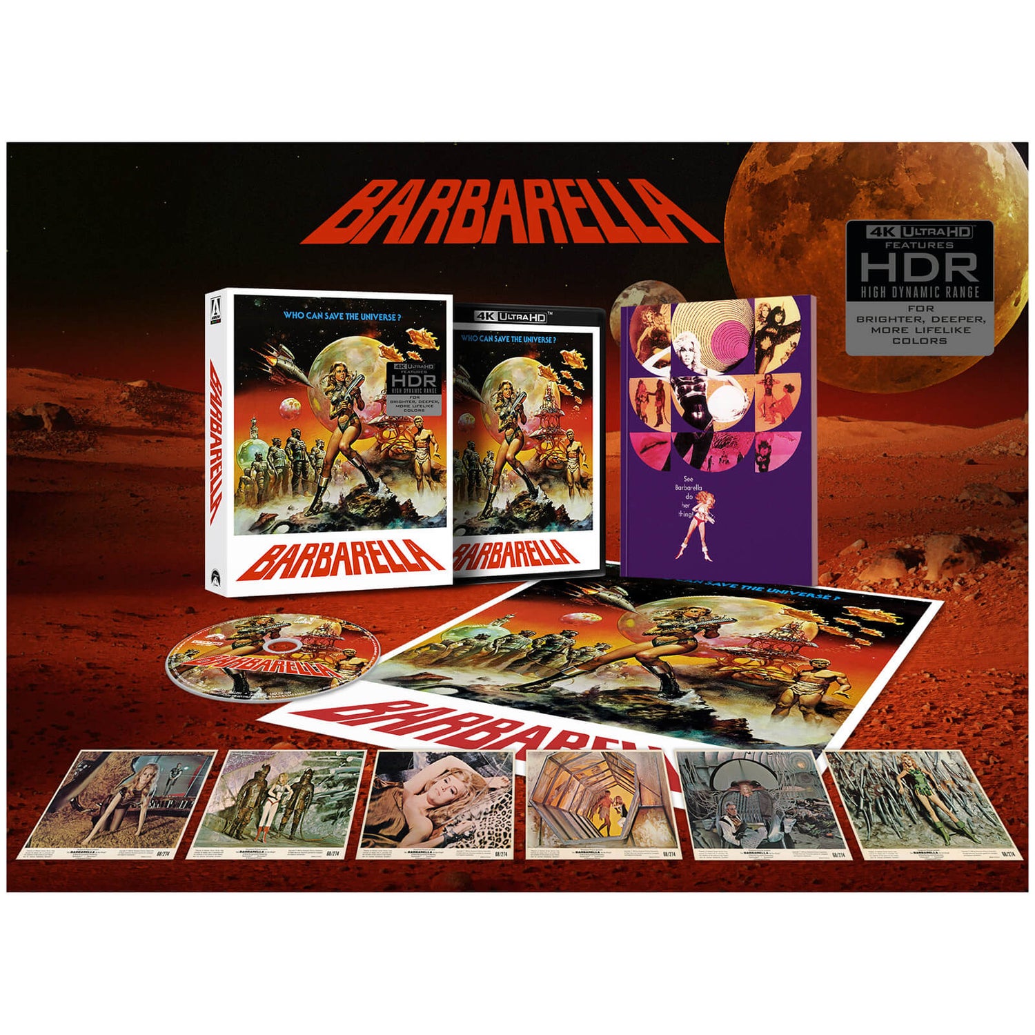 Barbarella | Original Artwork | Arrow Store Exclusive | Limited Edition 4K UHD