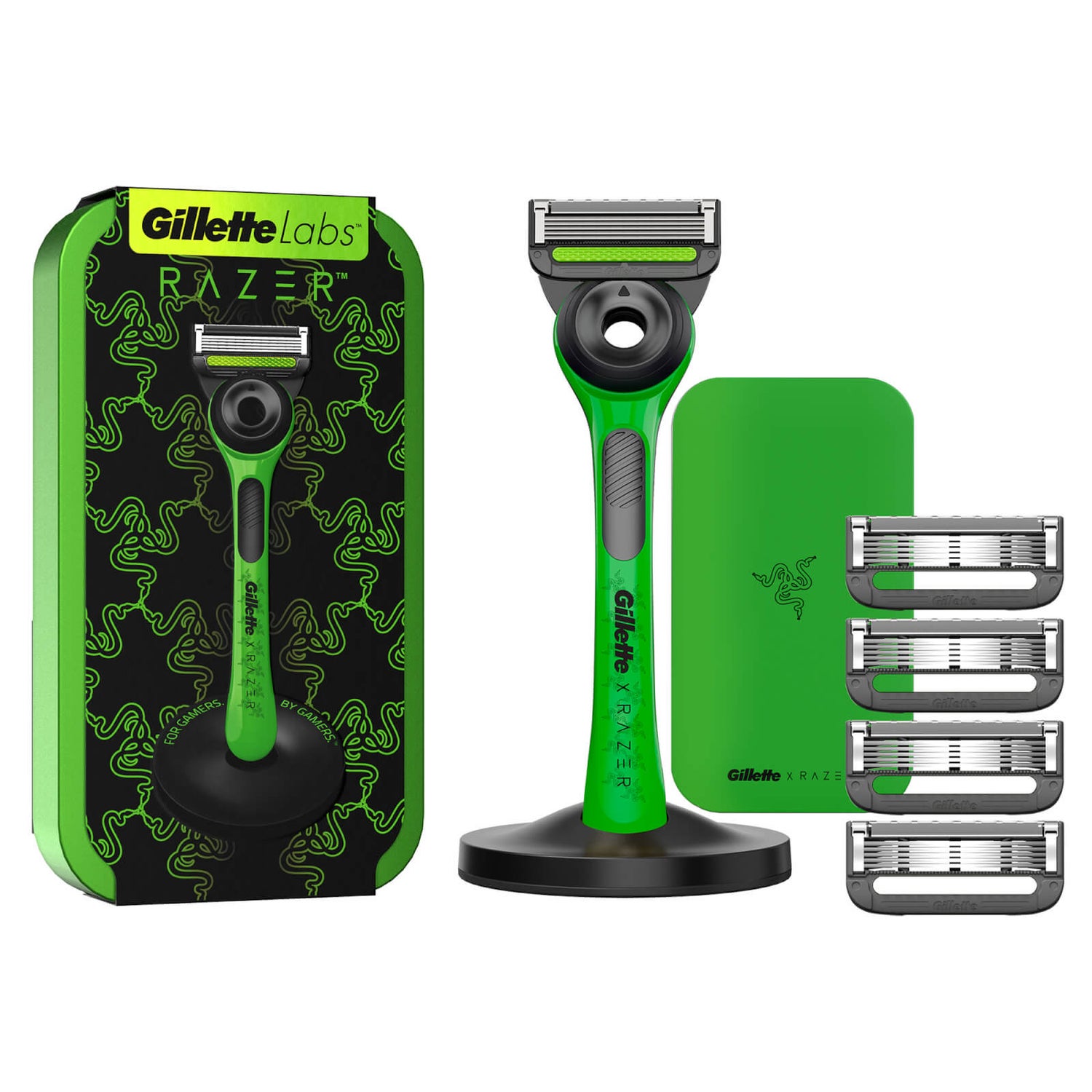 Gillette Labs Razer Razor Limited Edition – With Travel Case & 4 Blade Refills