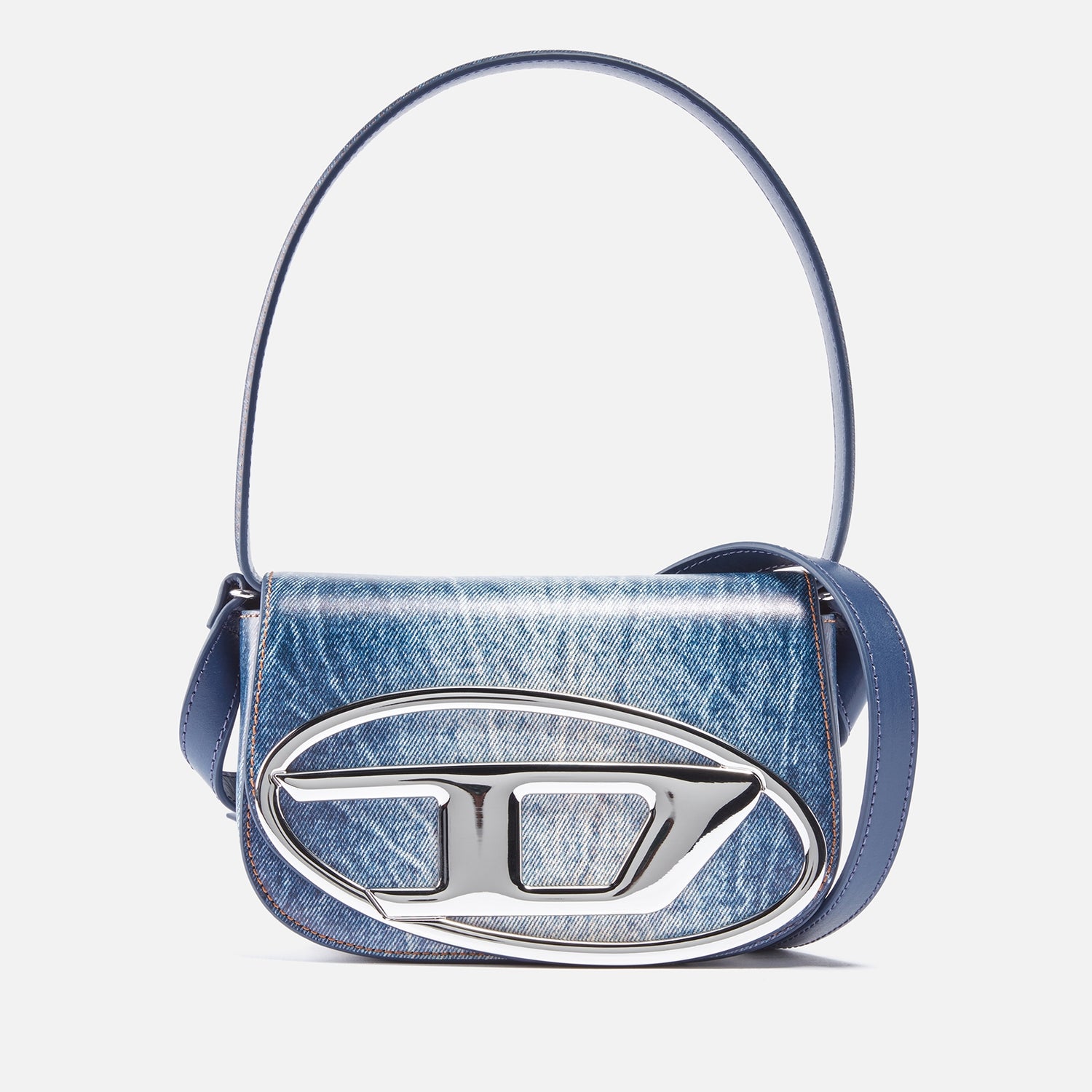 Diesel 1DR Printed Denim Bag