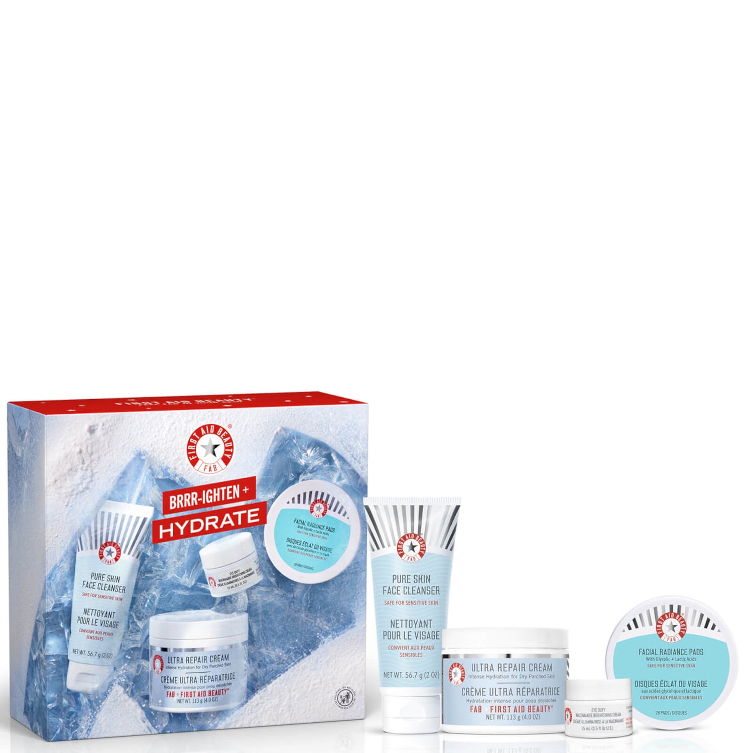 First Aid Beauty Brrr-ighten + Hydrate Holiday Kit (Worth $96)