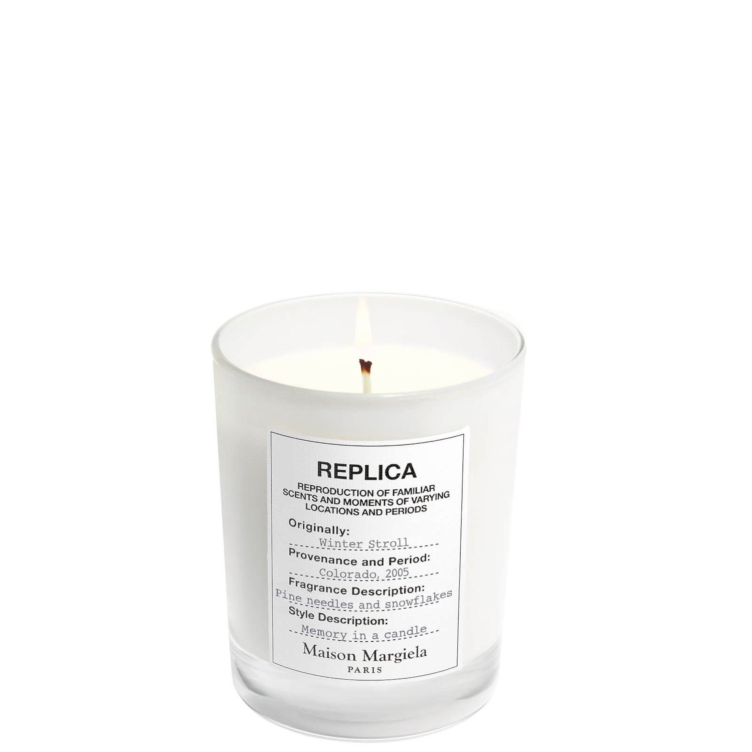 Maison Margiela Replica Winter Stroll Christmas Candle 165g