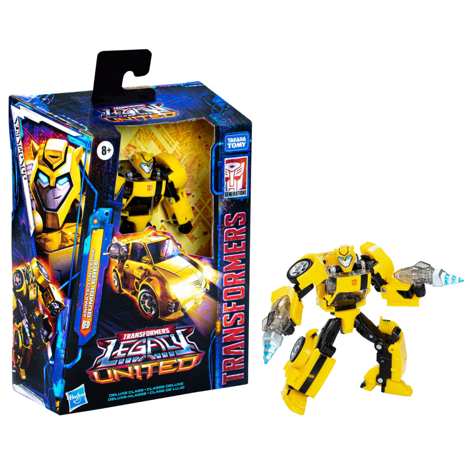 Hasbro Transformers Legacy United Deluxe Class Animated Universe Bumblebee