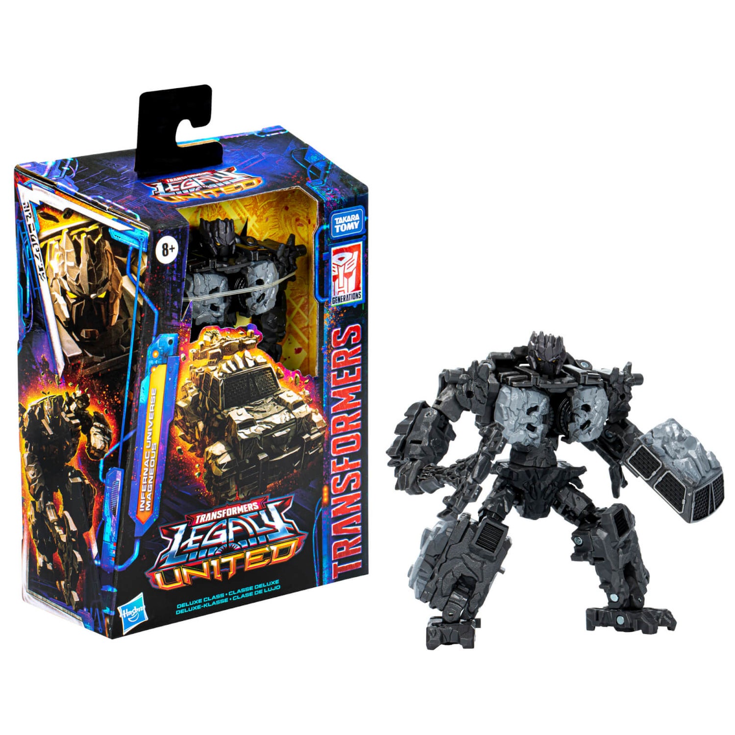 Hasbro Transformers Legacy United Deluxe Class Infernac Universe Magneous