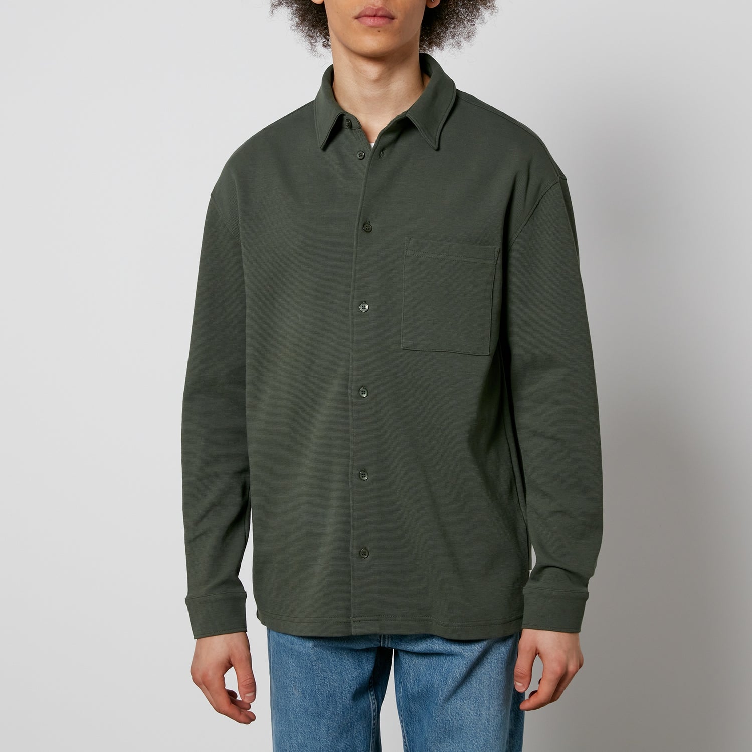 Samsøe Samsøe Poul Cotton-Blend Shirt - XL