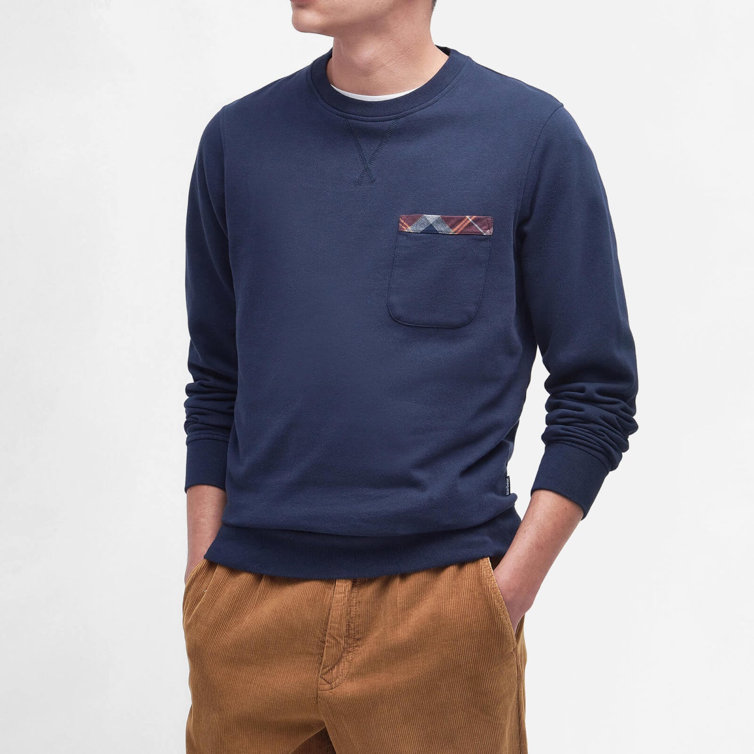 Barbour Heritage Goswick Pocket Cotton-Jersey Sweatshirt - S