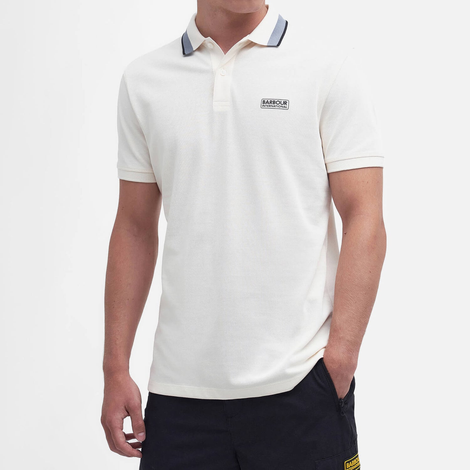 Barbour International Reamp Cotton-Pique Polo Shirt - M