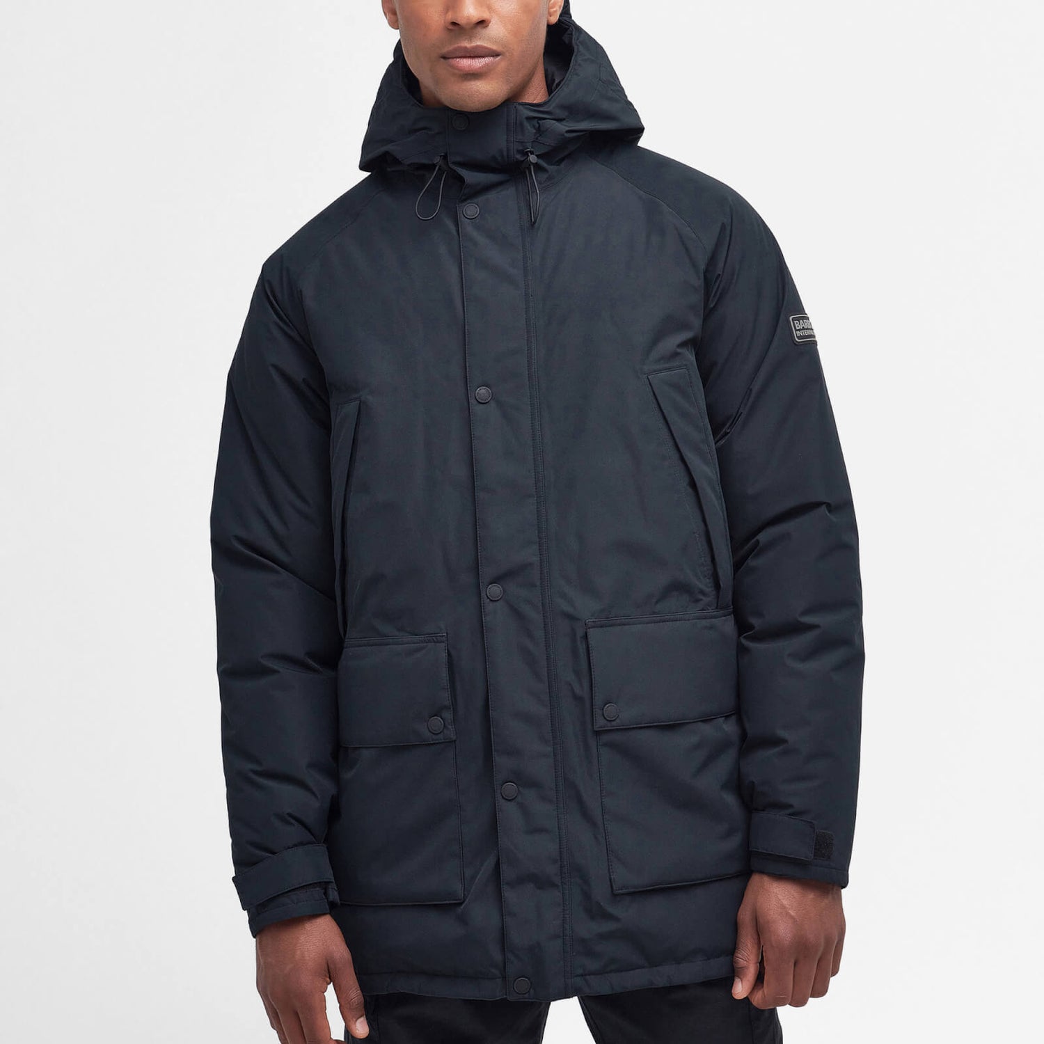 Barbour cheap shell jacket