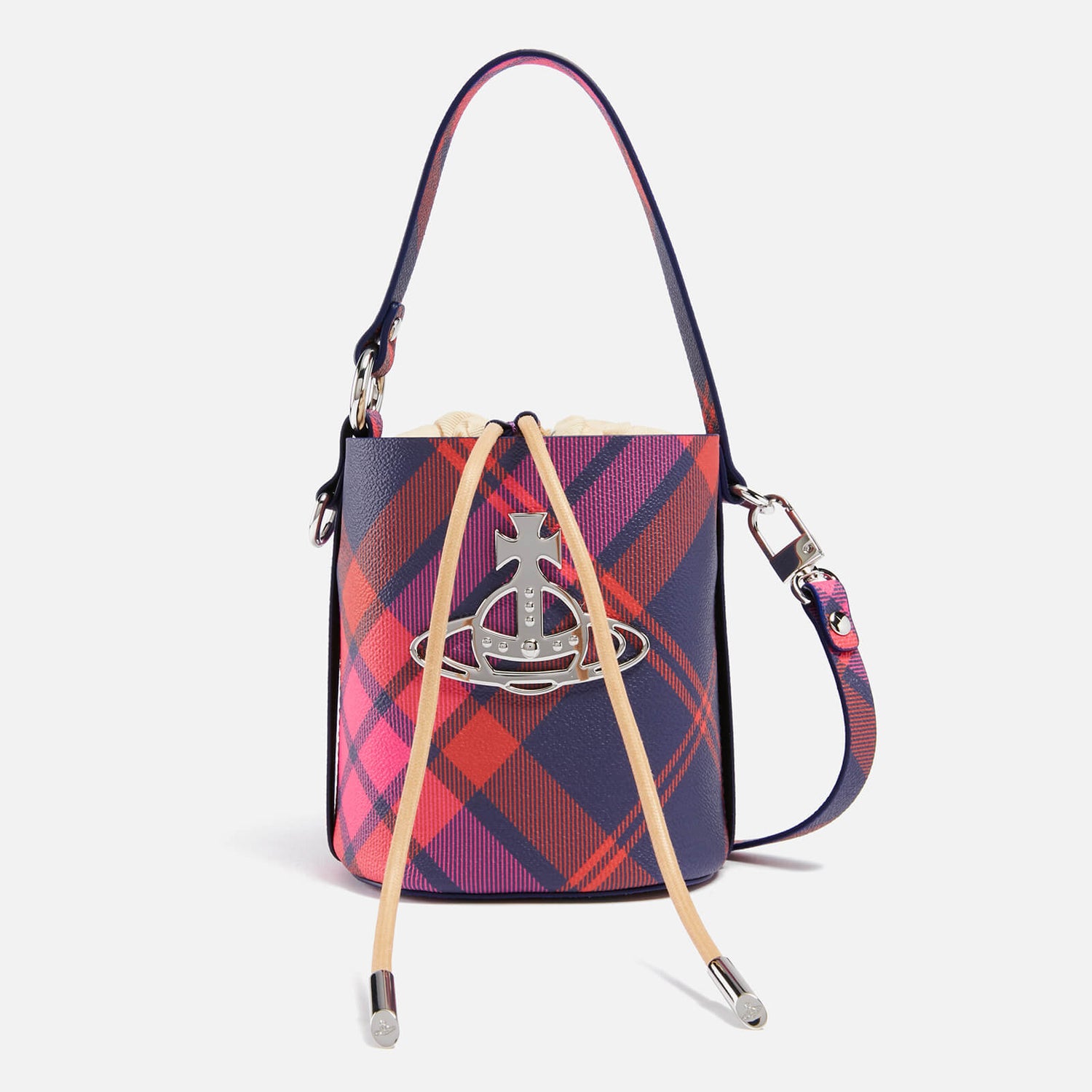Vivienne Westwood Exclusive Daisy Printed Leather Bucket Bag
