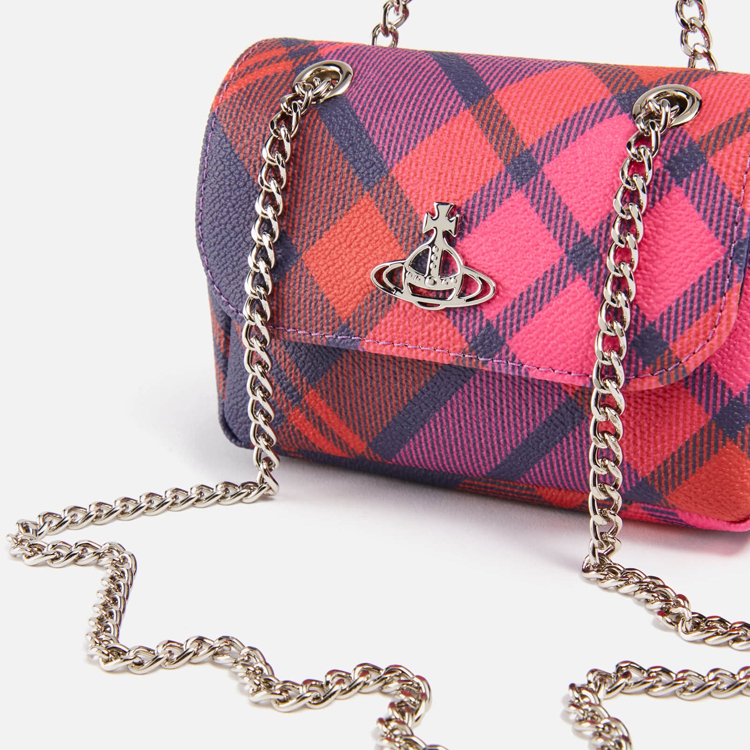 Vivienne Westwood Exclusive Small Printed Leather Chain Purse 3