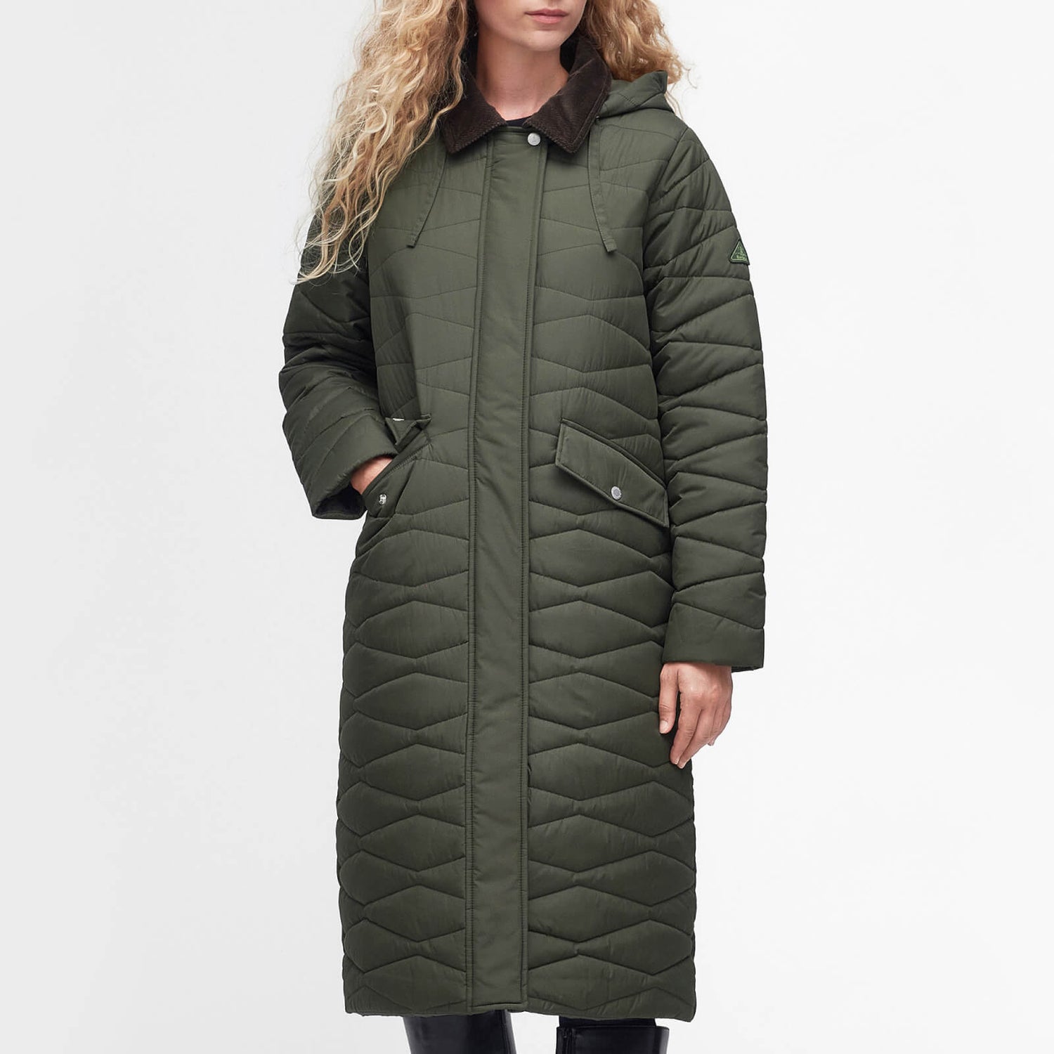 Barbour Oakfield Quilted Recycled Shell Coat - UK 8