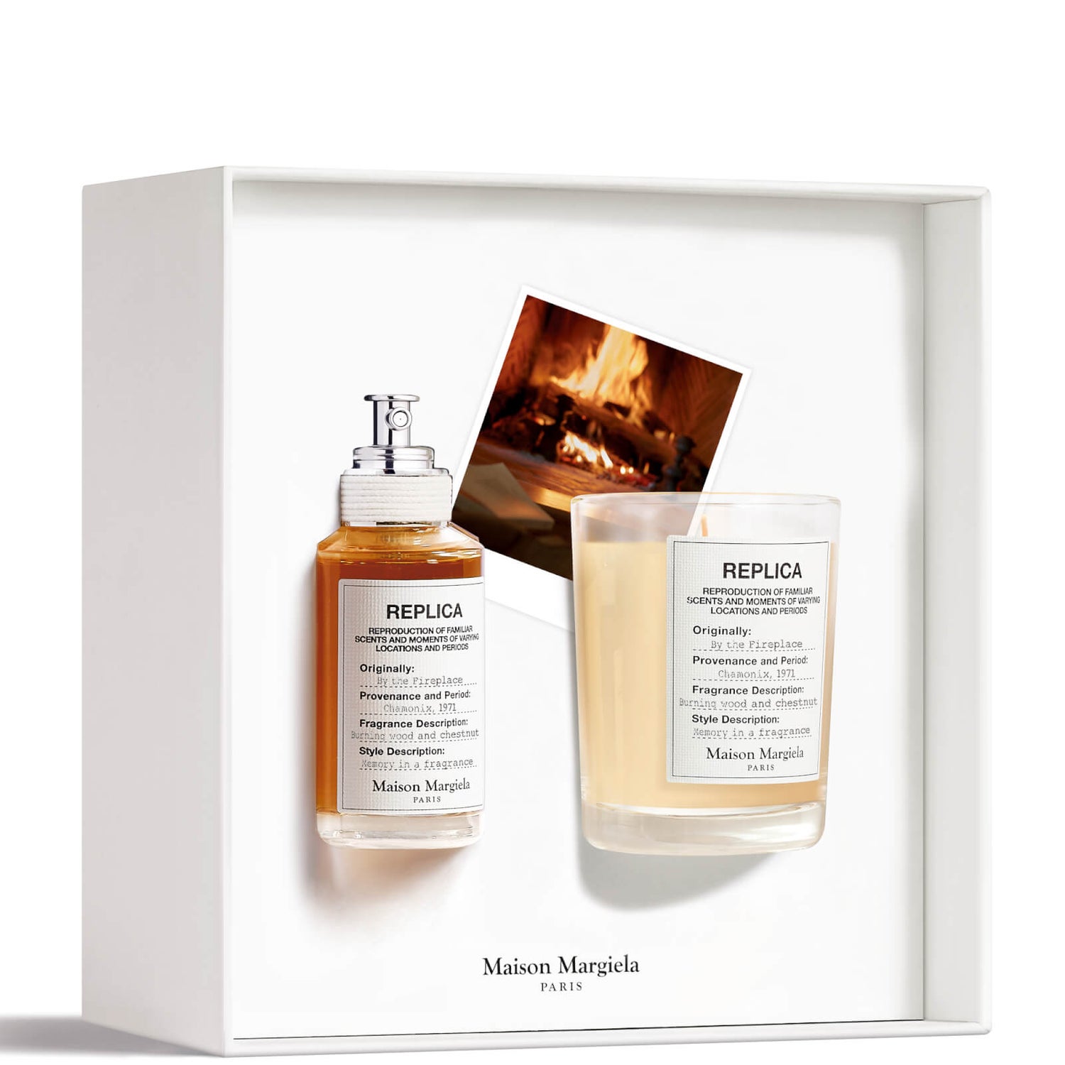 Maison Margiela Replica By The Fireplace 30ml and Candle Set