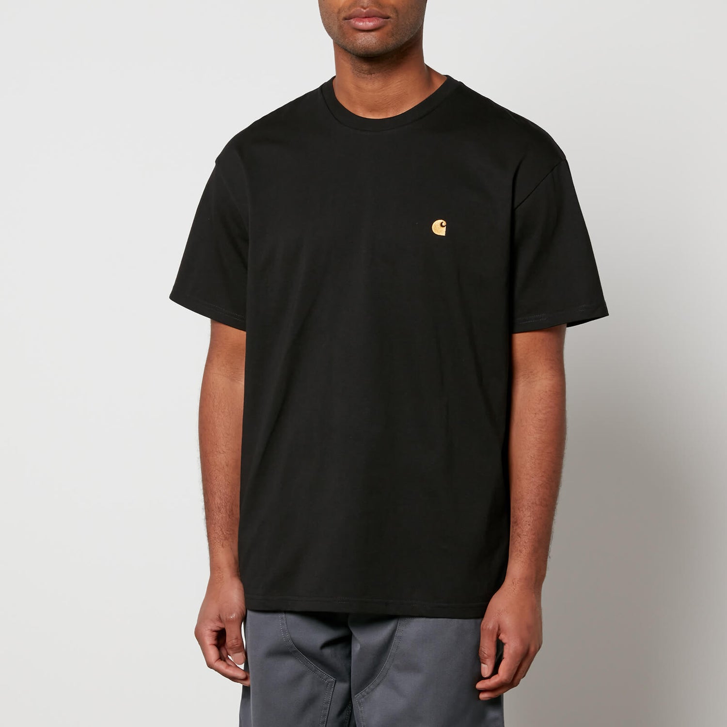 Carhartt WIP Men's Chase T-Shirt - Black/Gold - XXL