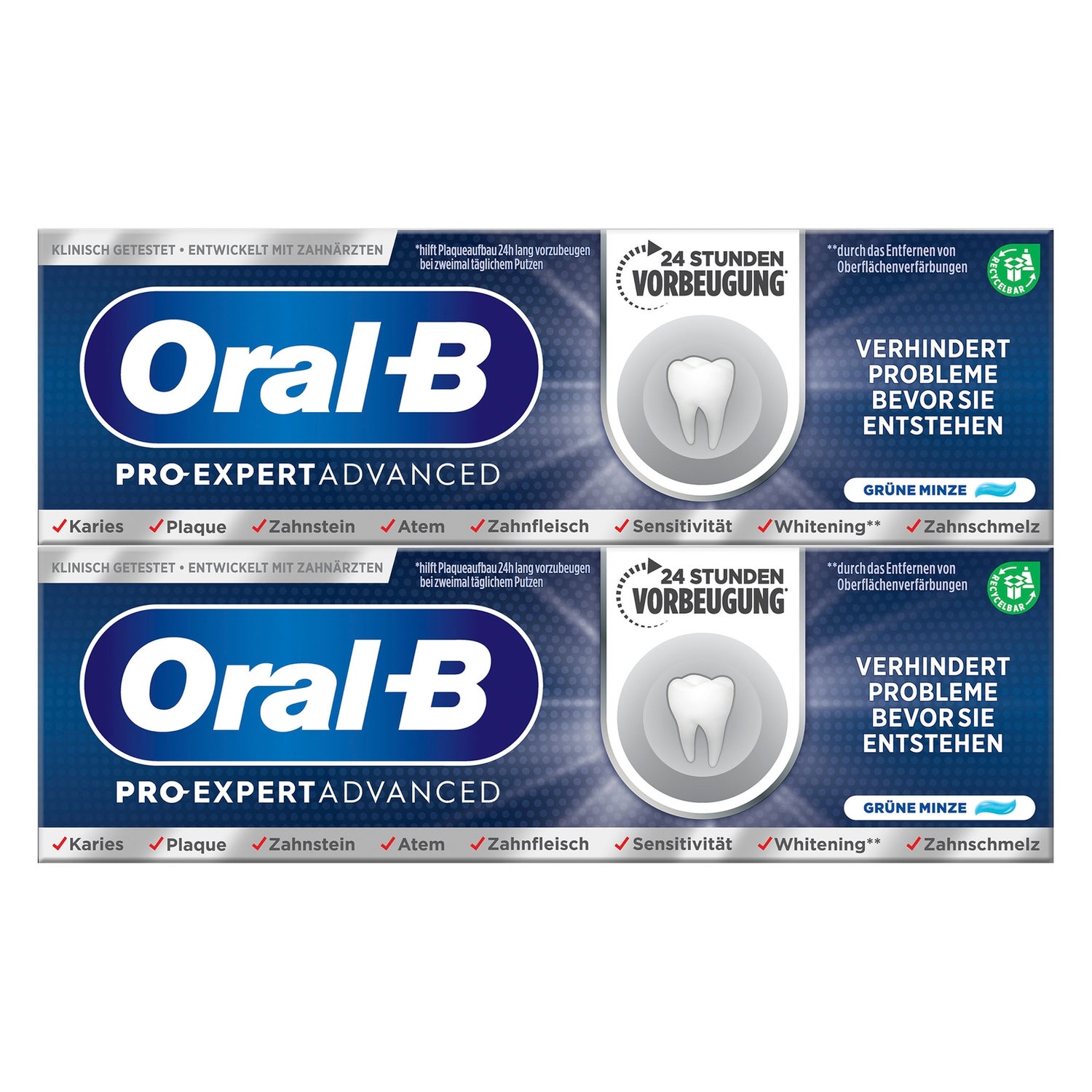 Oral-B Pro-Expert Advanced Zahncreme 2x75 ml