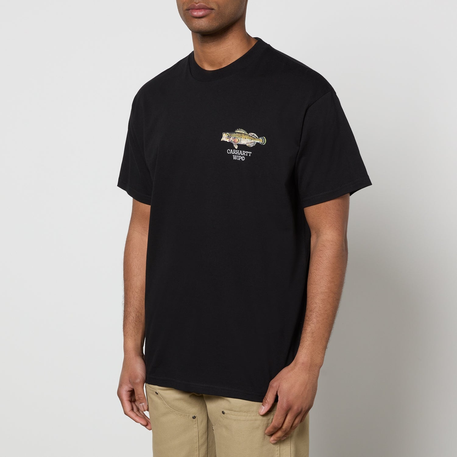 Carhartt WIP Fish Graphic-Print Organic Cotton-Jersey T-Shirt - S