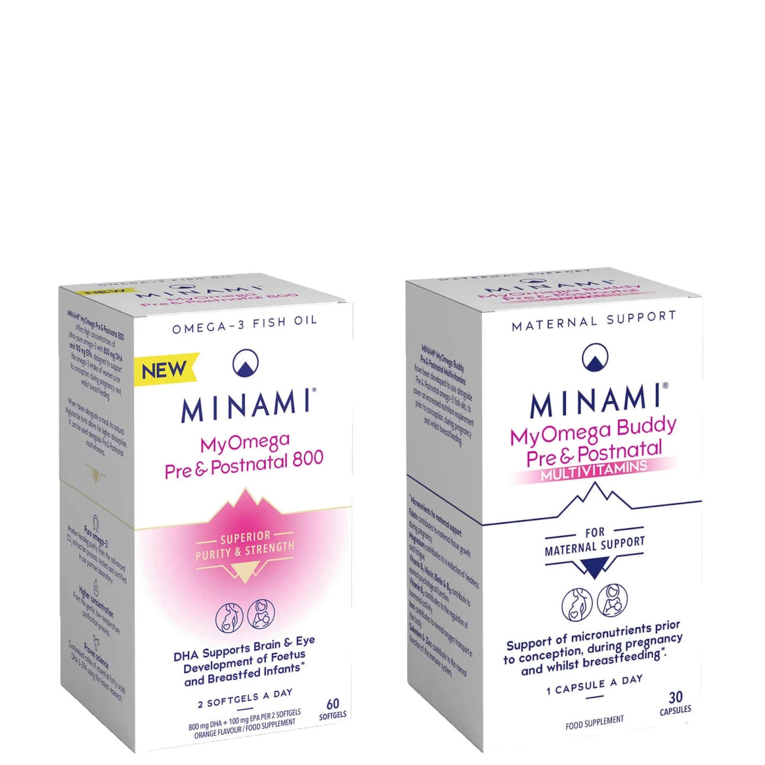 Pre & Postnatal Bundle: MyOmega 800mg & Multivitamins