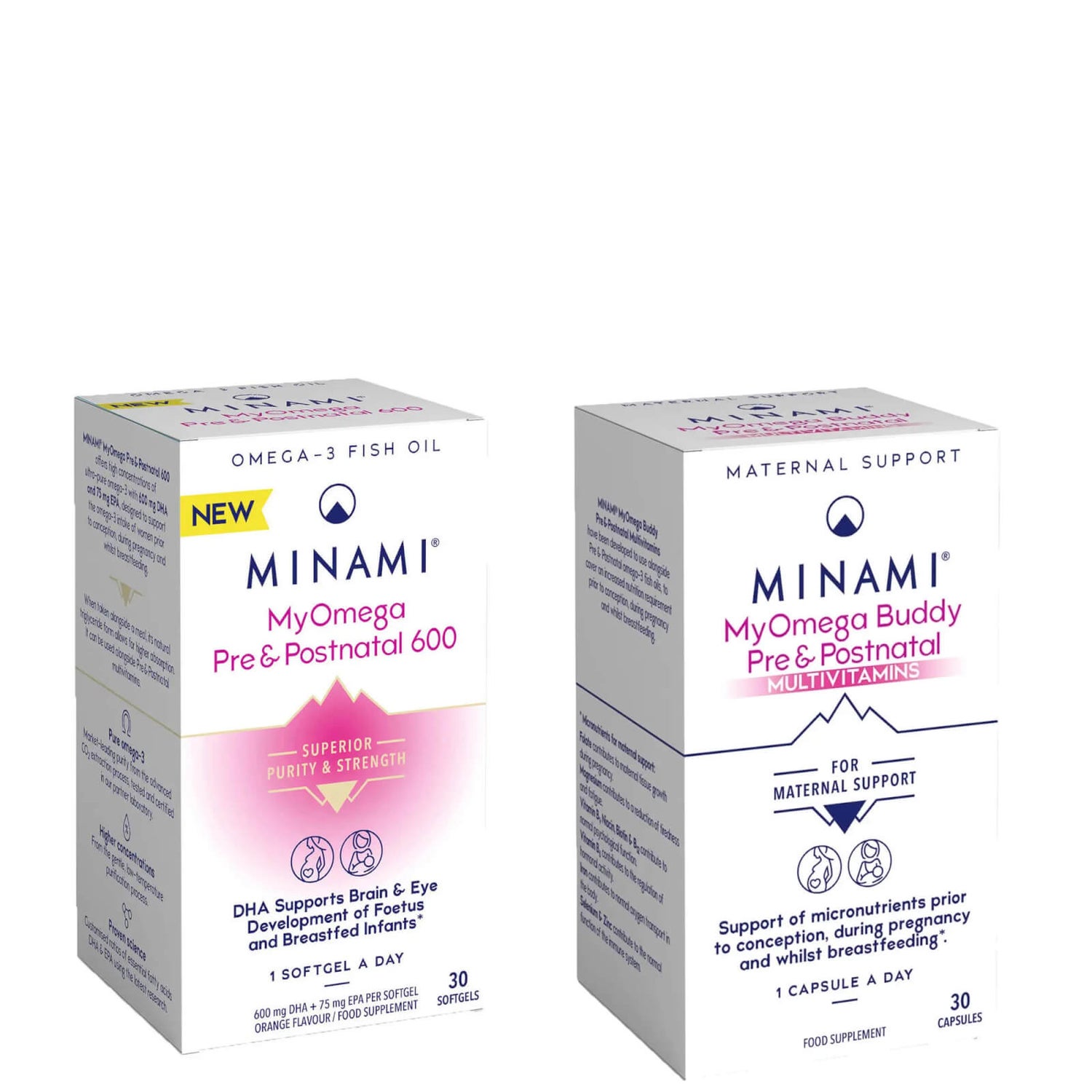 Pre & Postnatal Bundle: MyOmega 600mg & Multivitamins