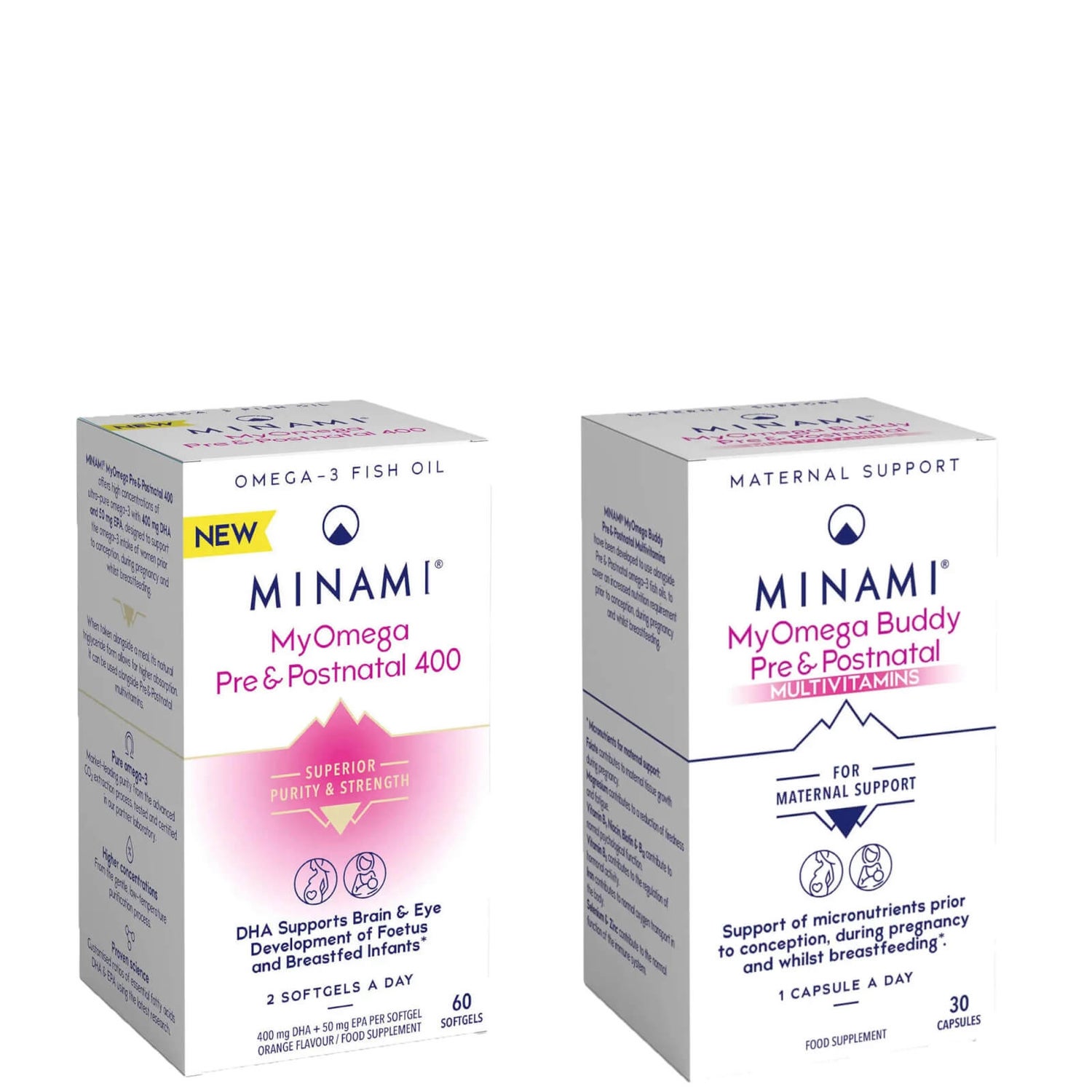 Pre & Postnatal Bundle: MyOmega 400mg & Multivitamins