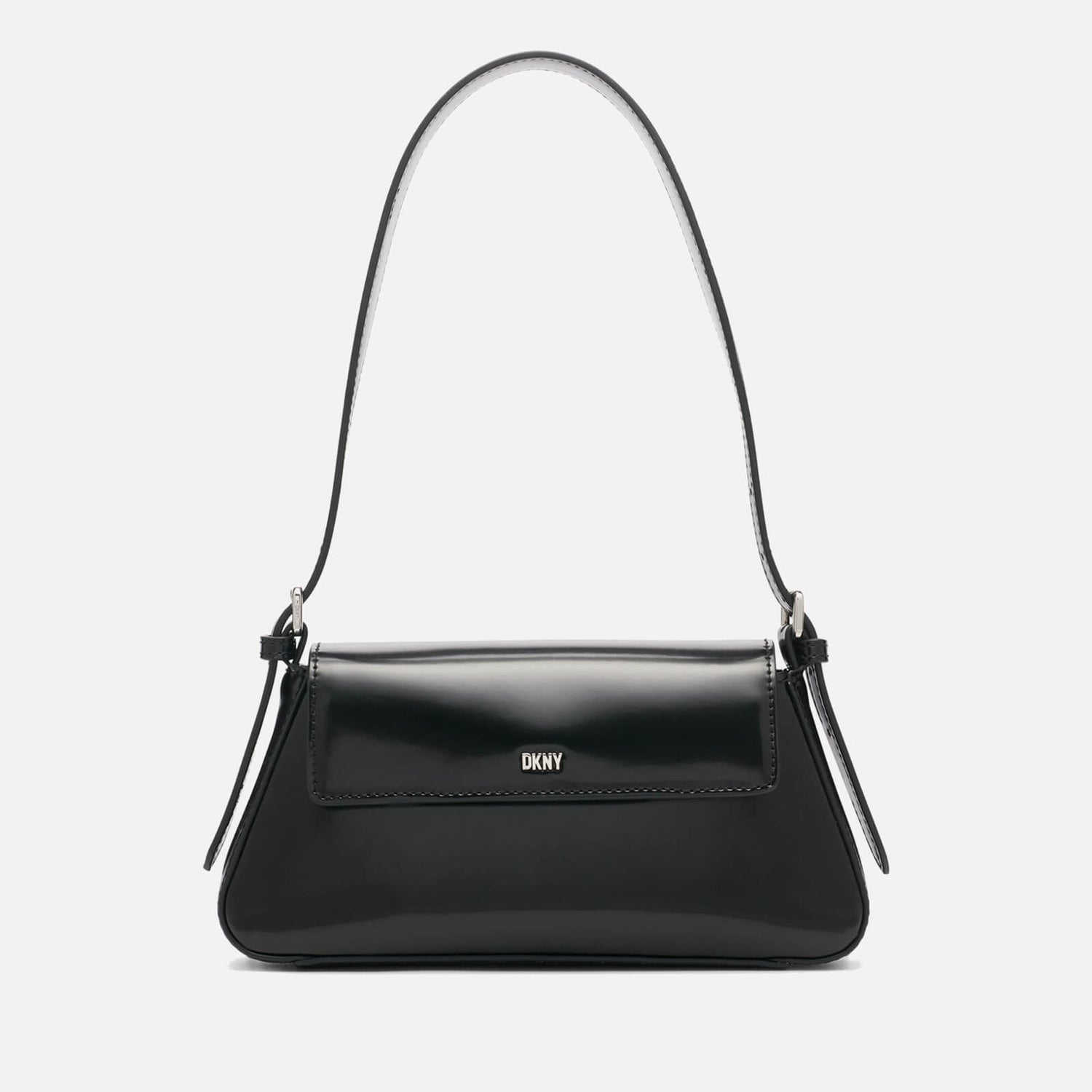 DKNY Suri Faux Patent Leather Shoulder Bag TheHut
