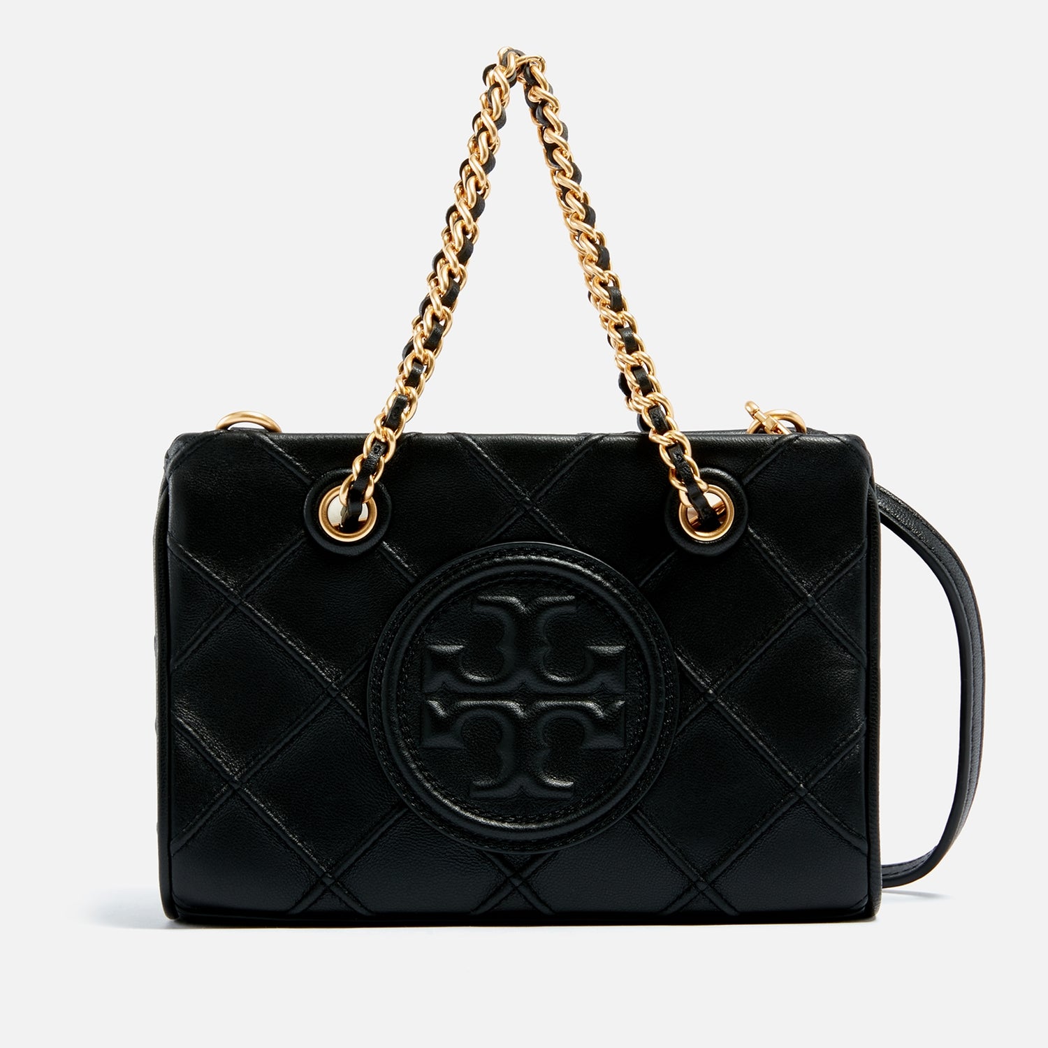 Tory Burch Fleming Quilted Leather Tote Bag