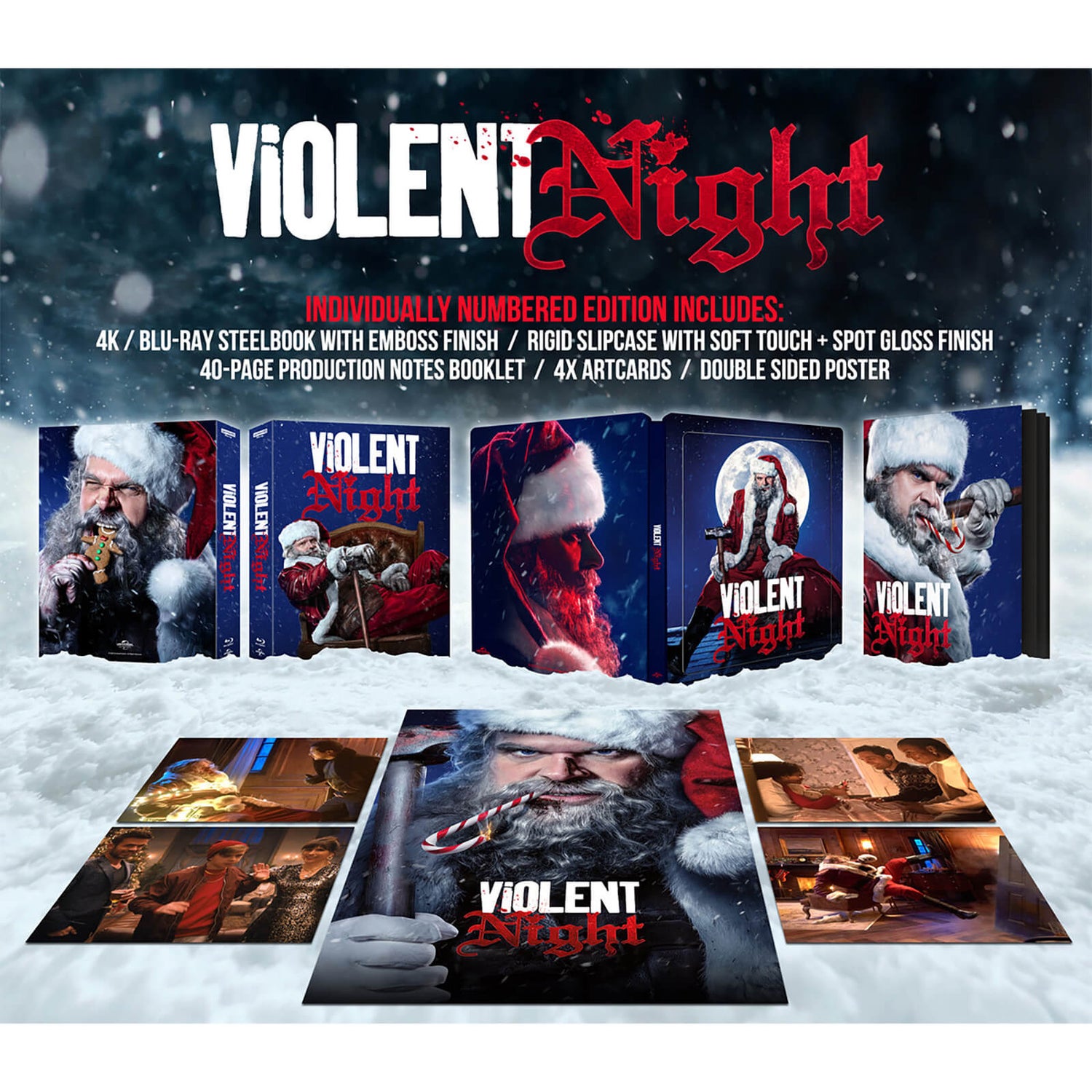 Violent Night Collector's Edition Steelbook 4K Ultra HD
