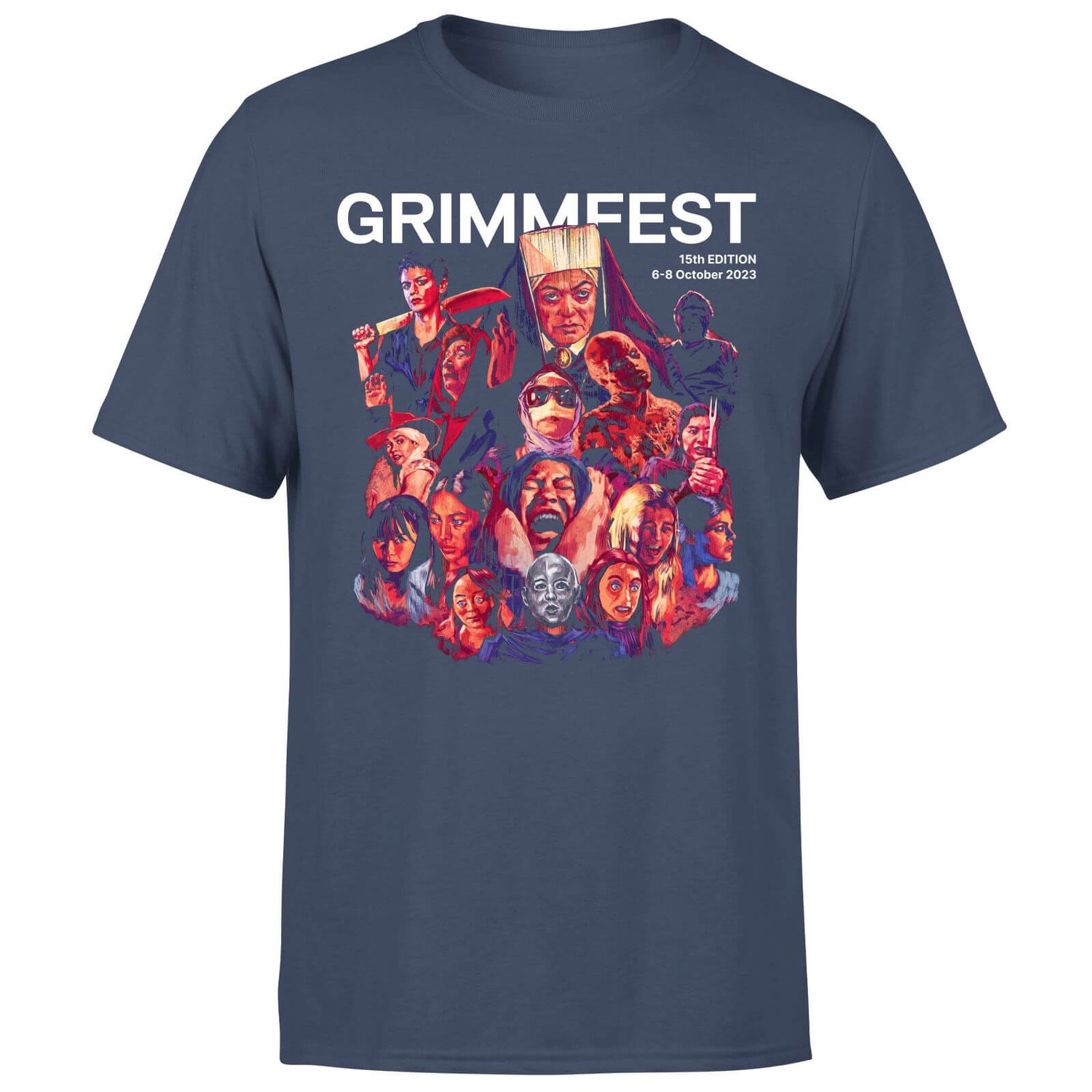 GRIMMFEST STAFF 2023 Men's T-Shirt - Navy