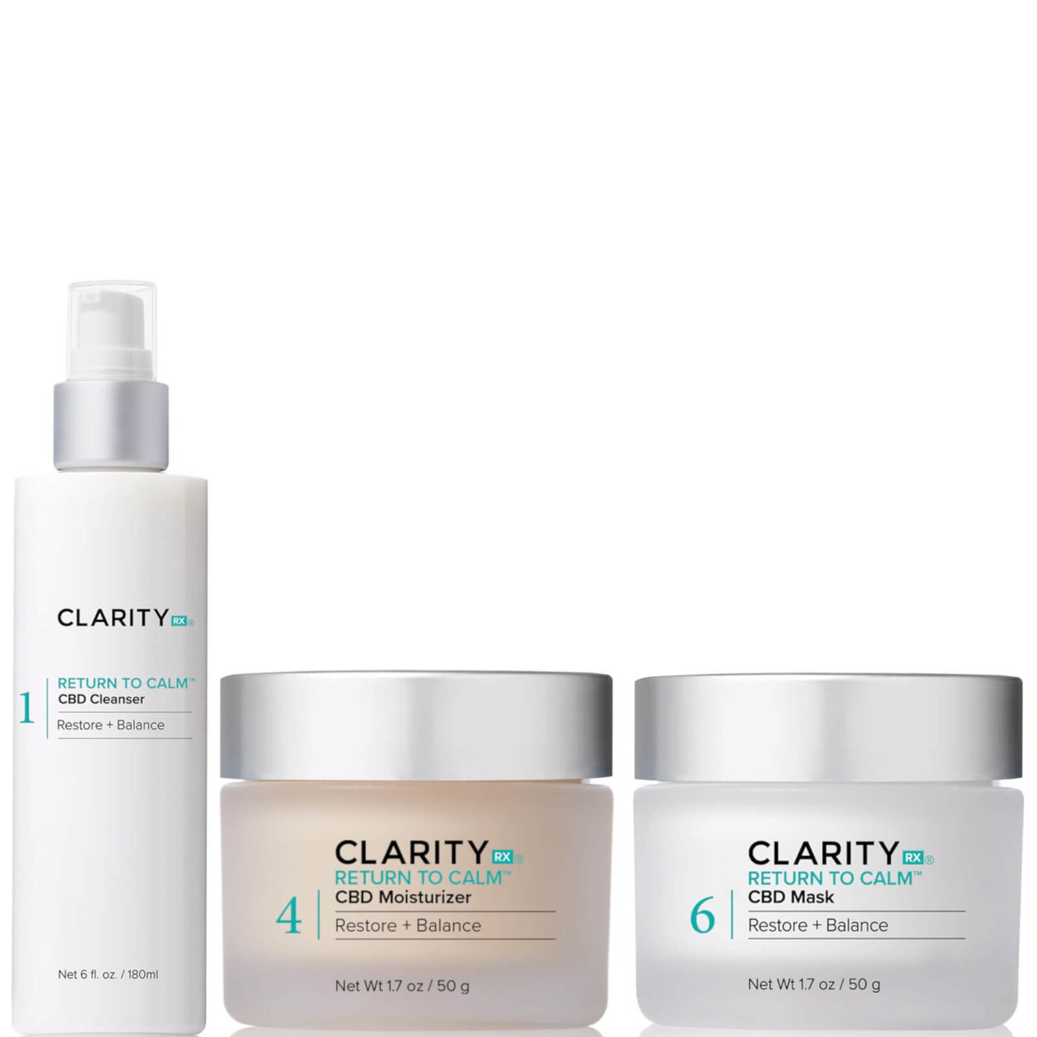 ClarityRx CBD Trio (Worth $169)