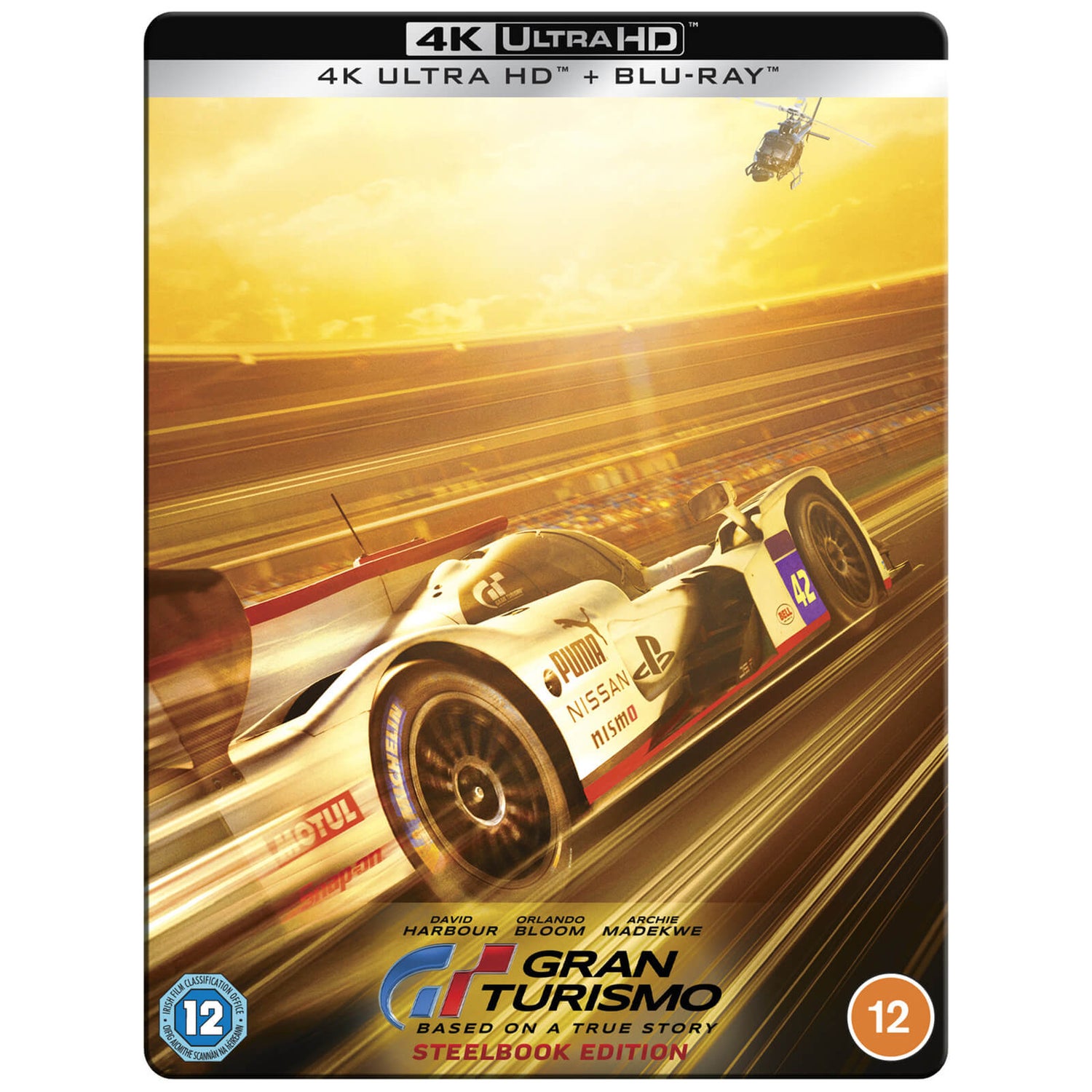 Gran Turismo: Based On A True Story 4K Ultra HD SteelBook #2 (Gold/Orange)