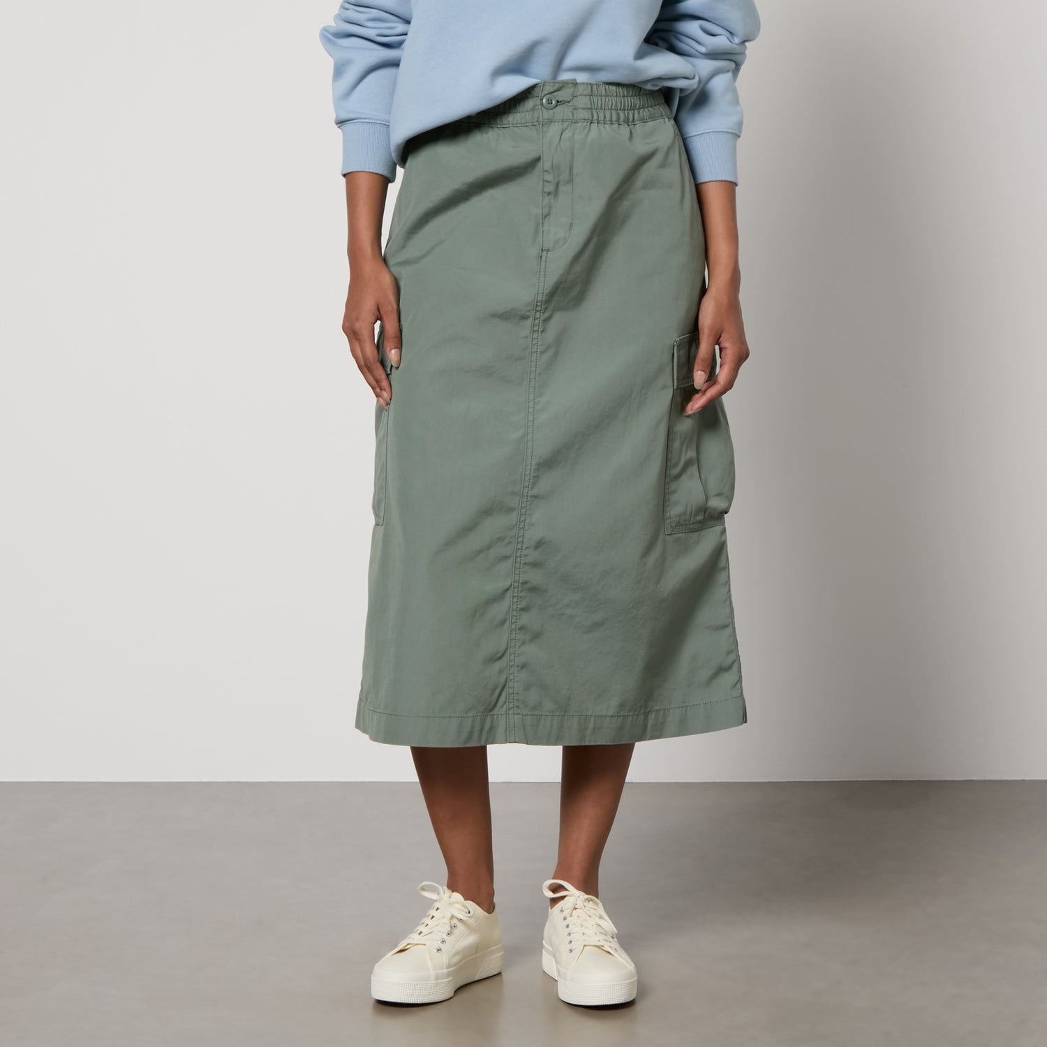 Carhartt WIP Jet Cargo Cotton-Poplin Skirt - XS