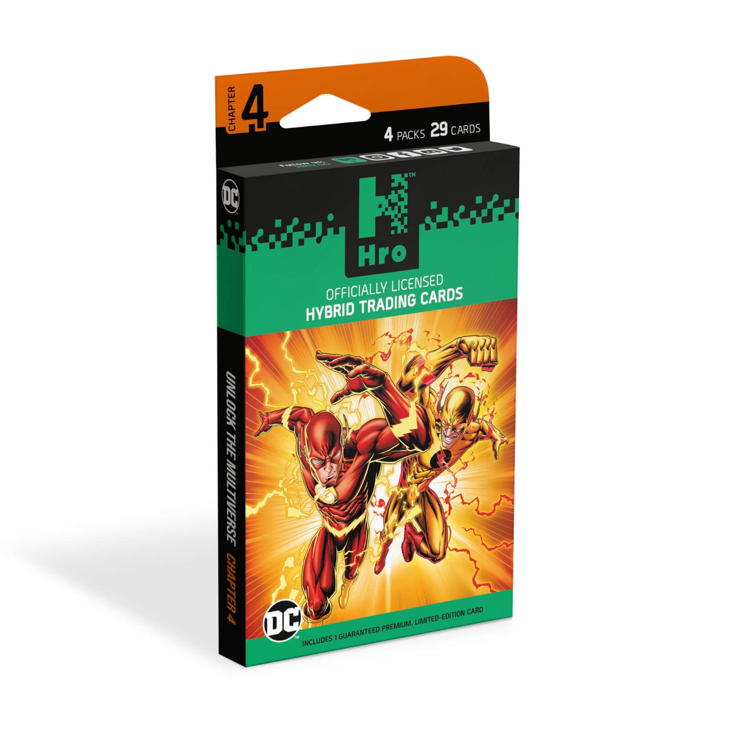 DC - HRO Chapter 4 Hybrid Trading Cards Collection: 4-Pack Premium Starter Box