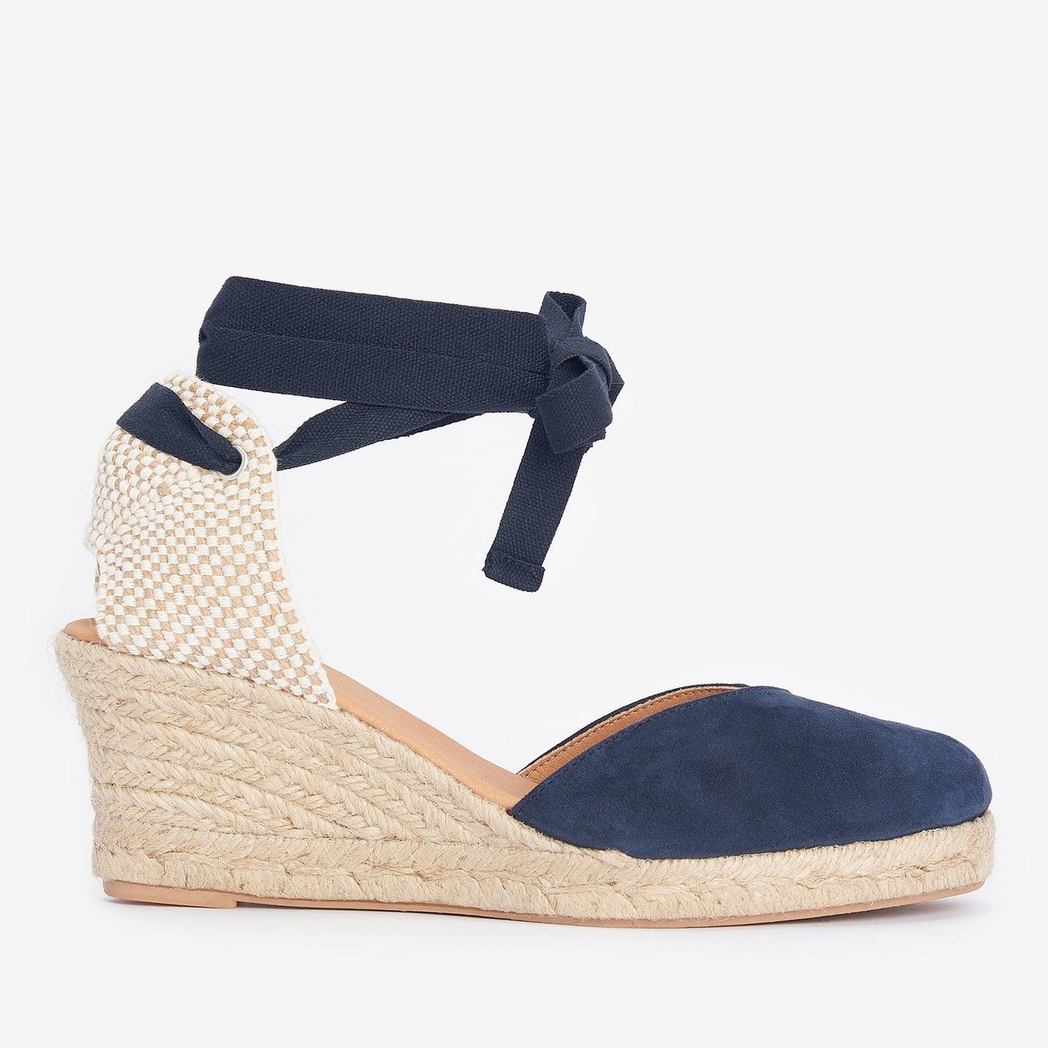 Barbour Women's Juana Wedged Suede Espadrilles - UK 3