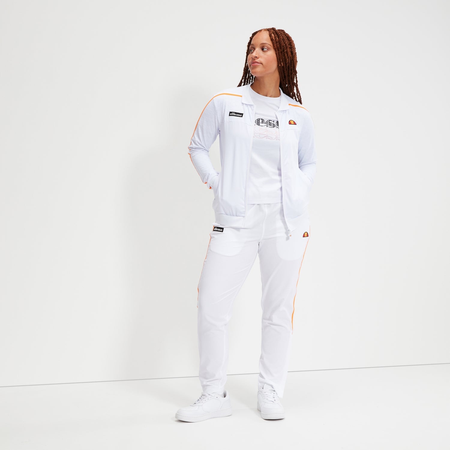 Women s Pra Track Top White Ellesse