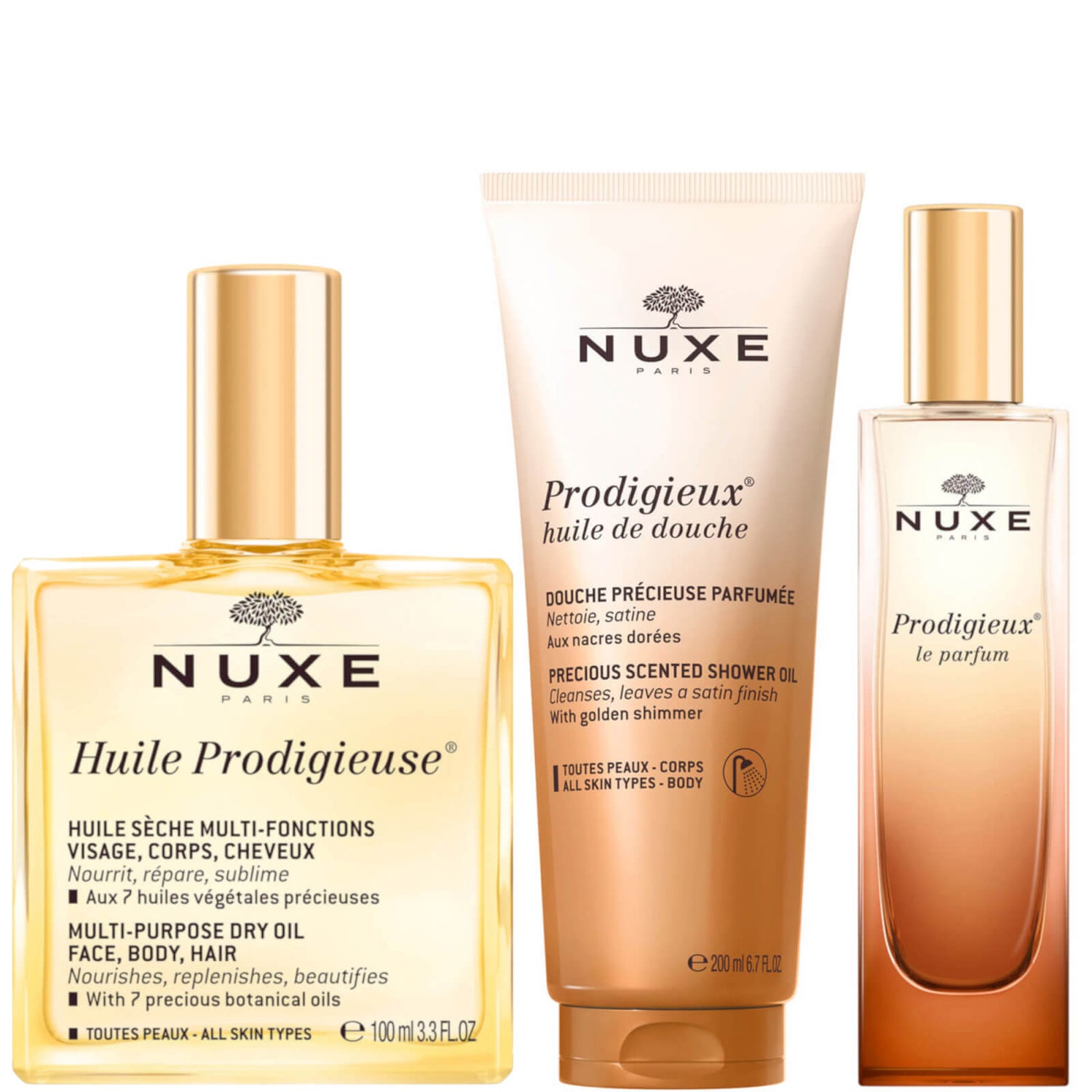 NUXE The Huile Prodigieuse Routine Bundle