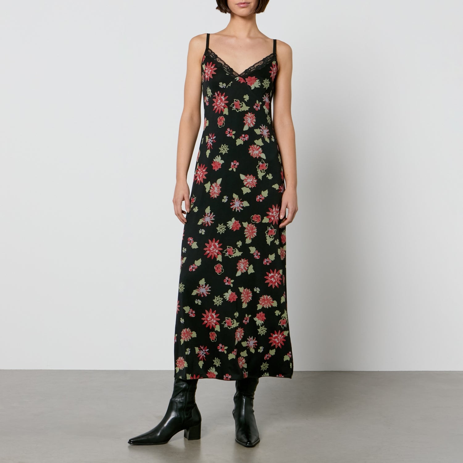 MAX&Co. Menta Floral-Print Jersey Dress - M