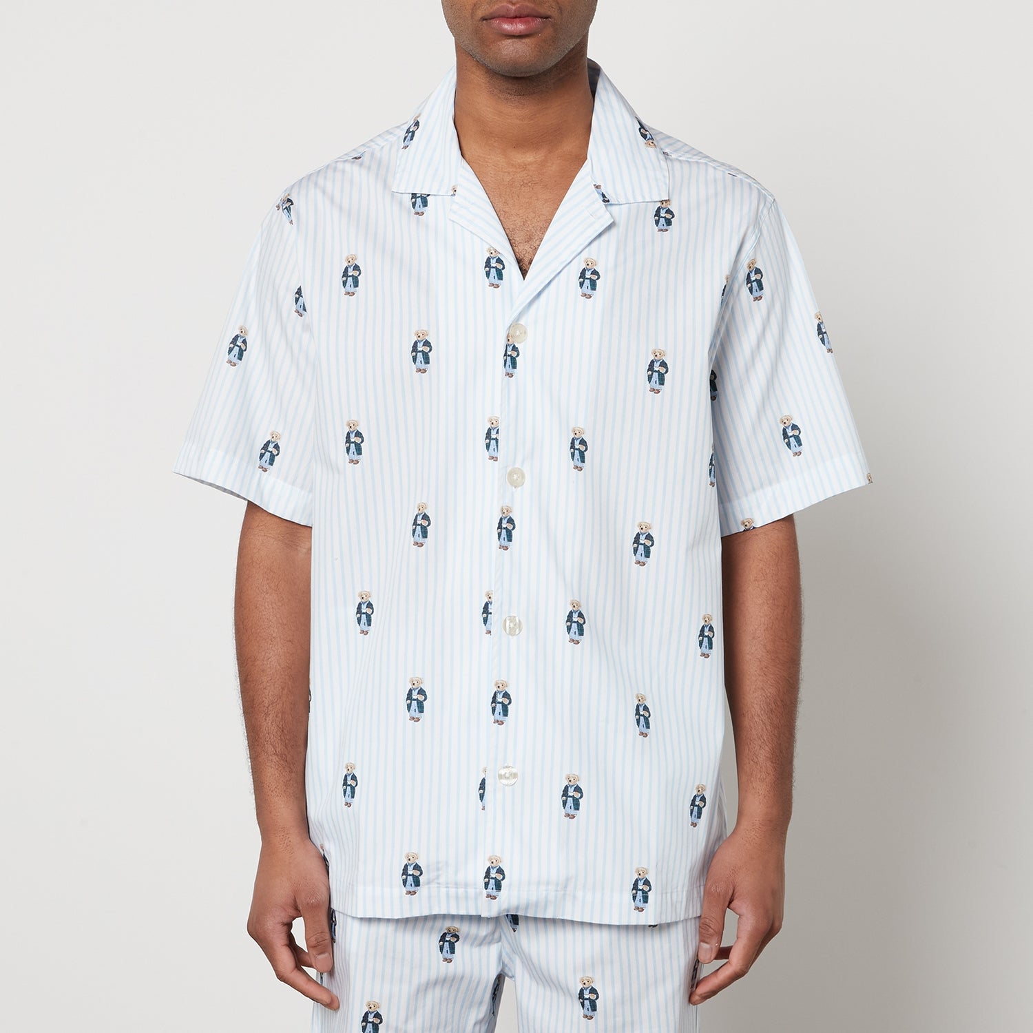 Polo Ralph Lauren Striped Cotton Pyjama Set - L