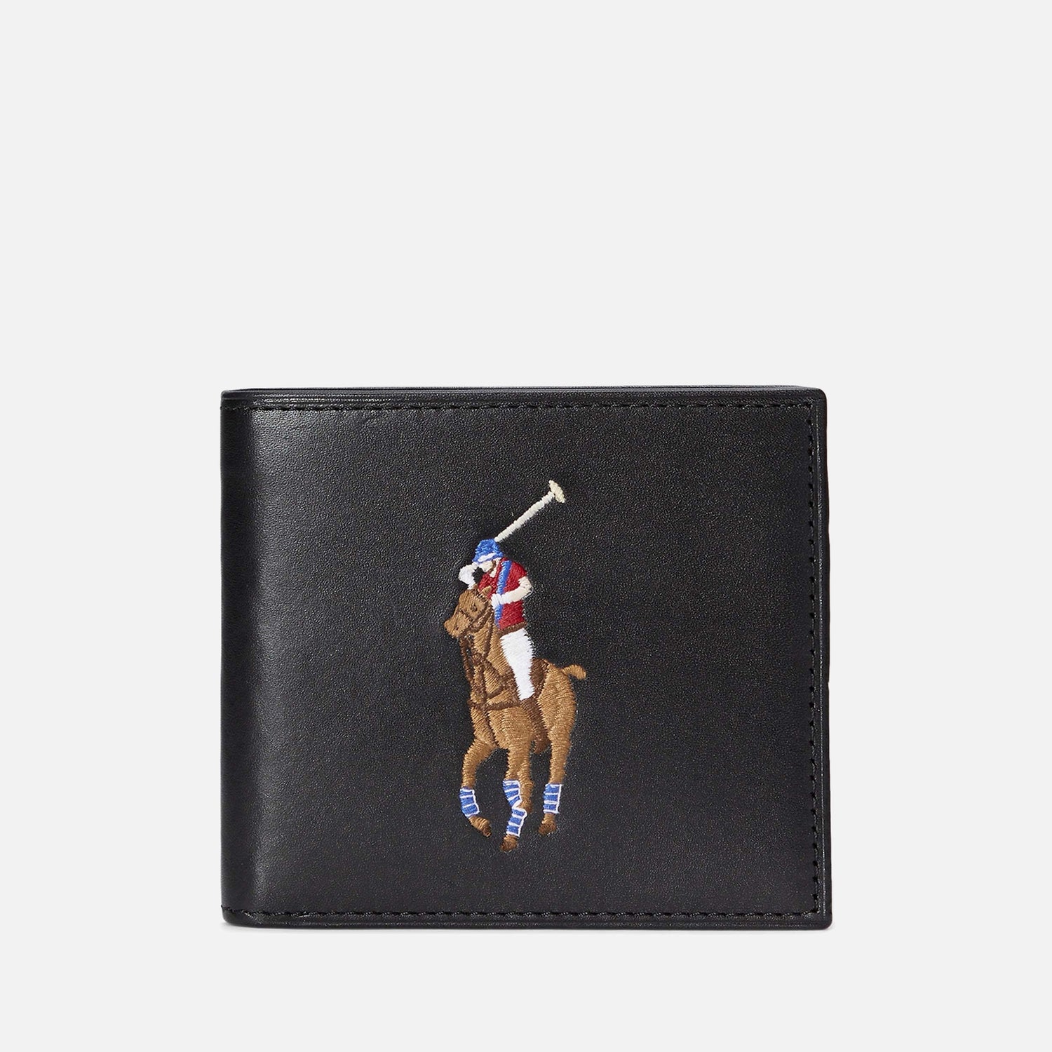 Polo Ralph Lauren Logo Leather Billfold Wallet