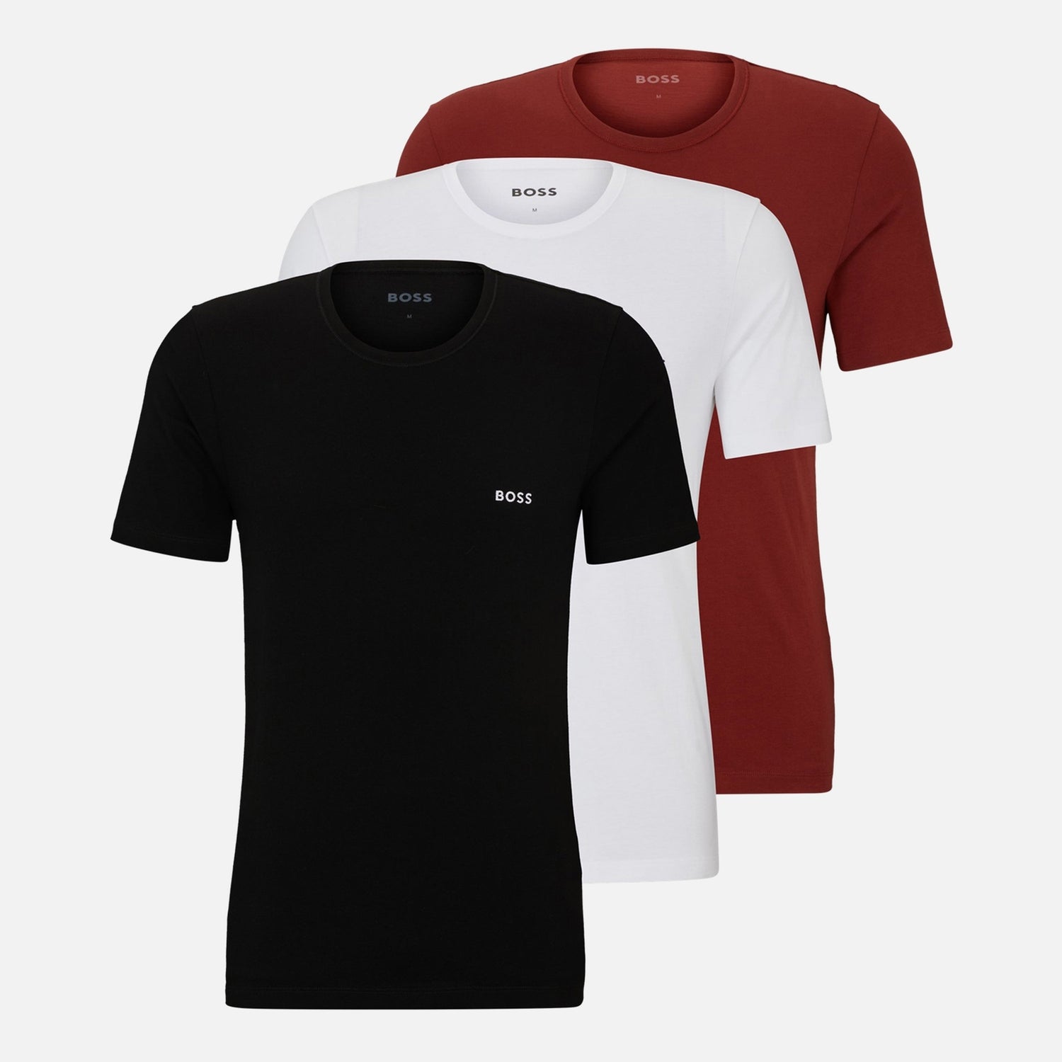 BOSS Bodywear 3-Pack Cotton-Jersey T-Shirts - XXL