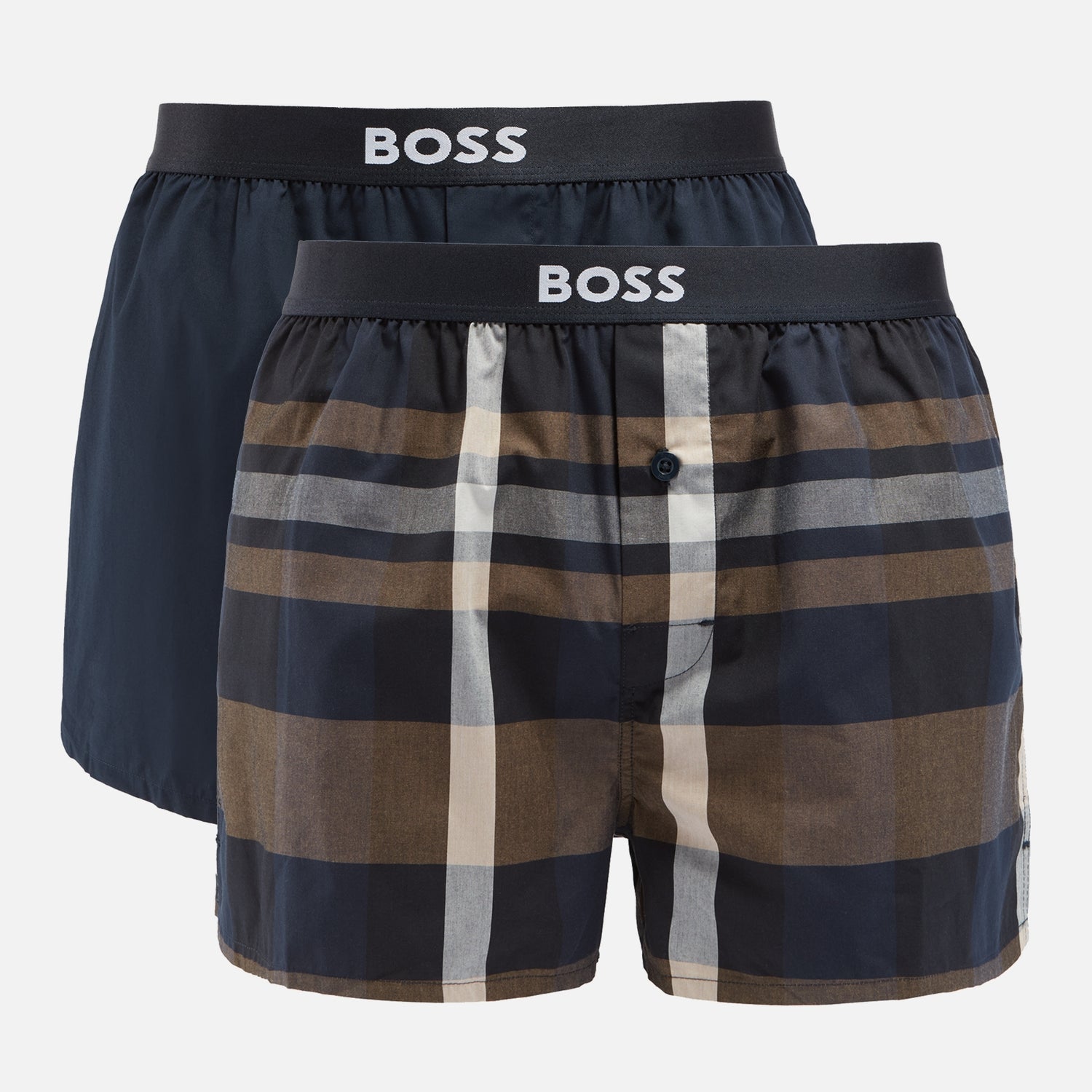 BOSS Bodywear Cotton 2-Pack Boxer Shorts - S