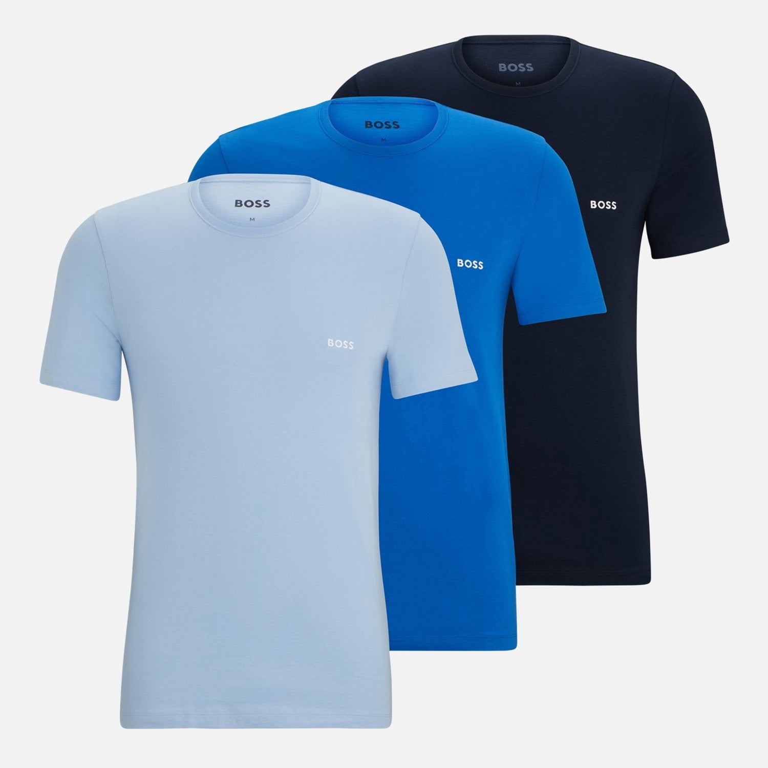 BOSS Bodywear 3-Pack Cotton-Jersey T-Shirts - S