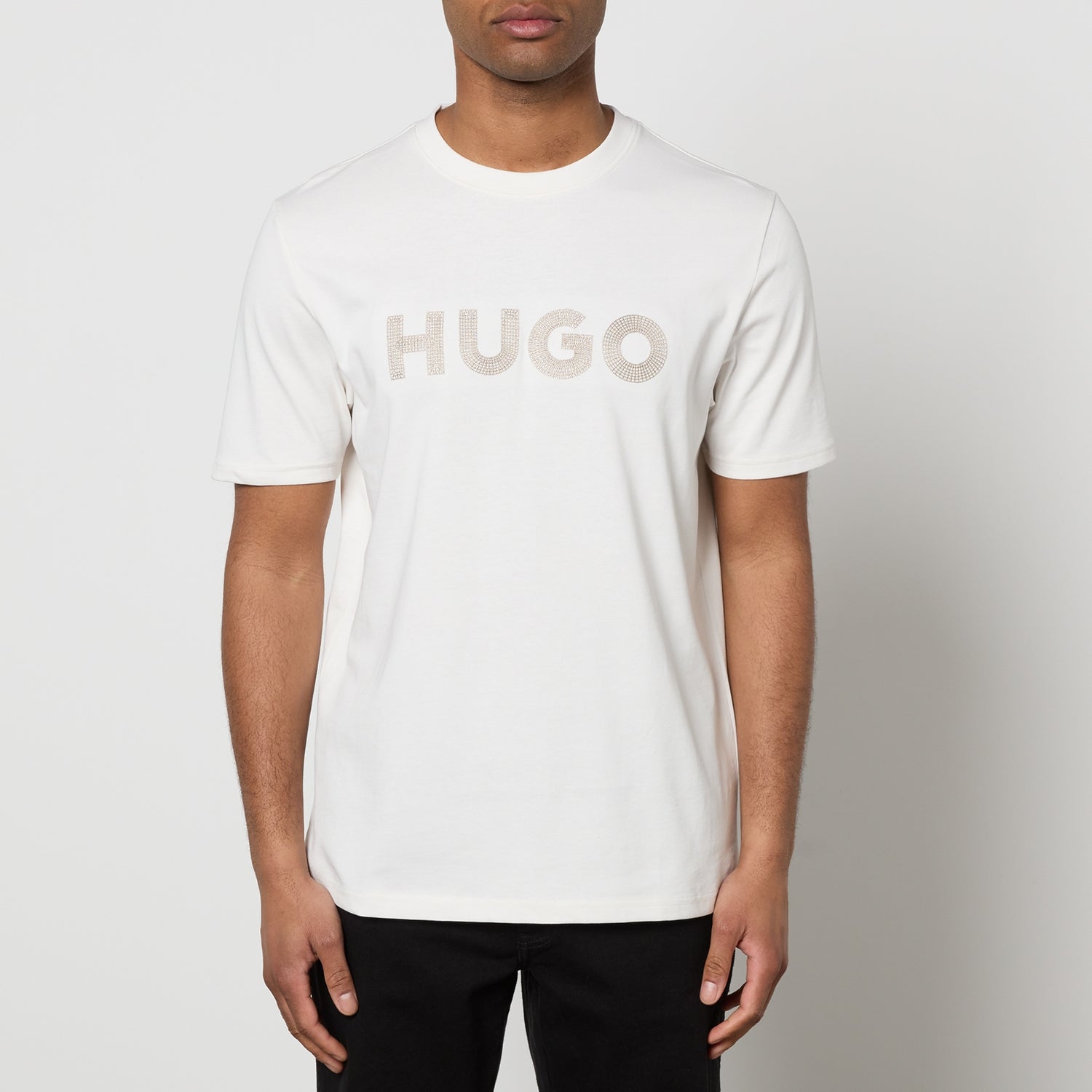 HUGO Drochet Cotton T-Shirt - XL