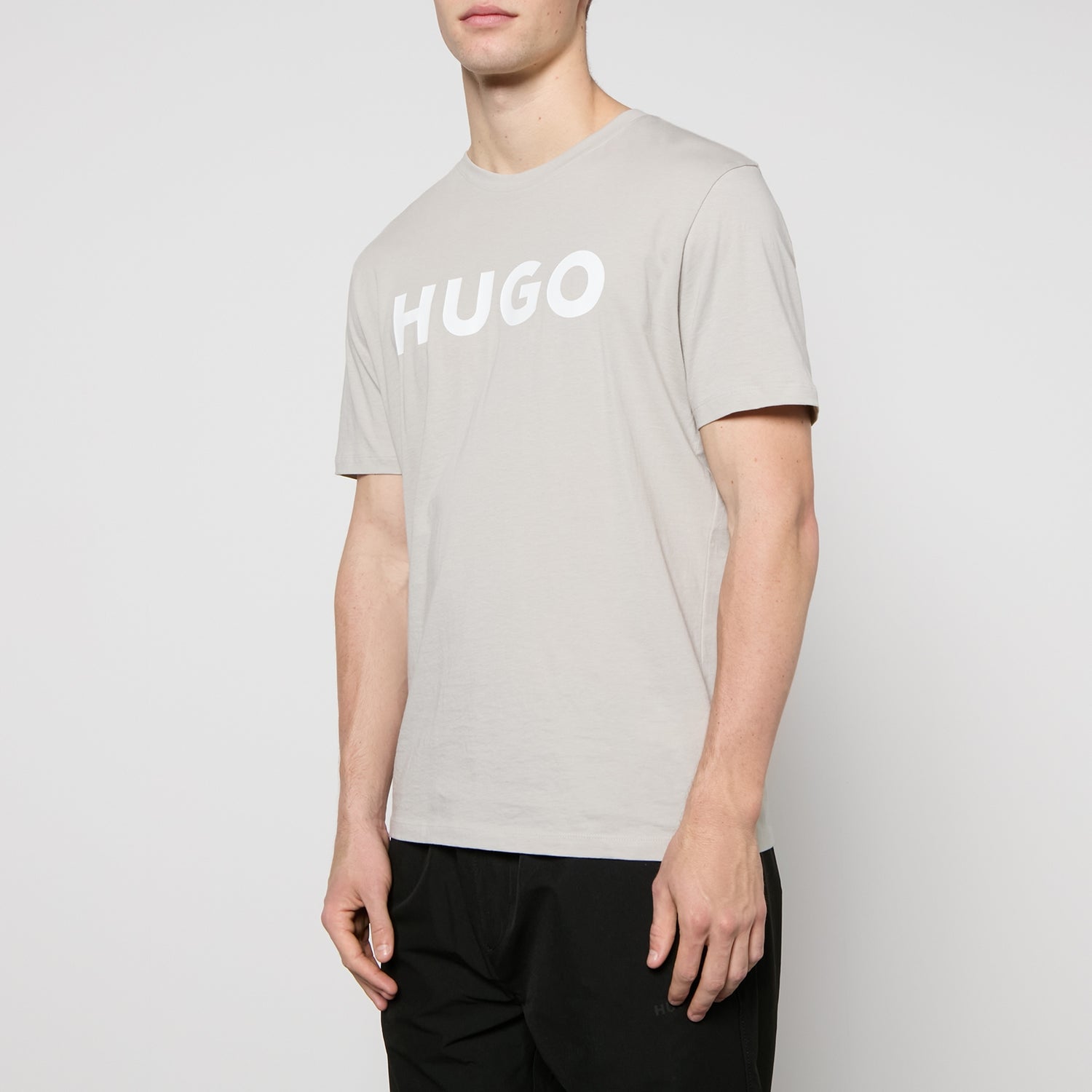 HUGO Dulivio Logo-Print Cotton-Jersey T-Shirt - S