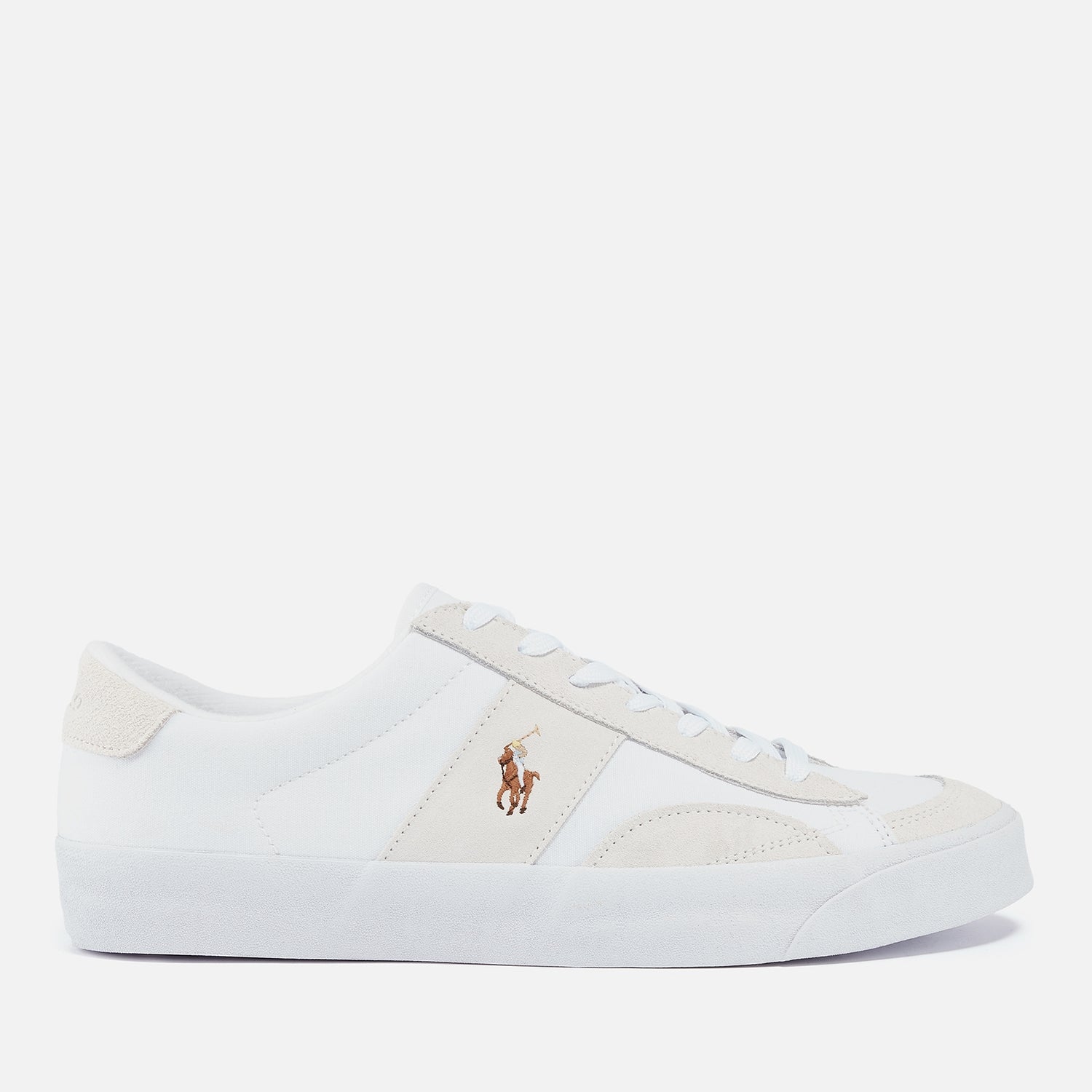 Polo Ralph Lauren Men's Sayer Canvas and Suede Trainers - UK 9